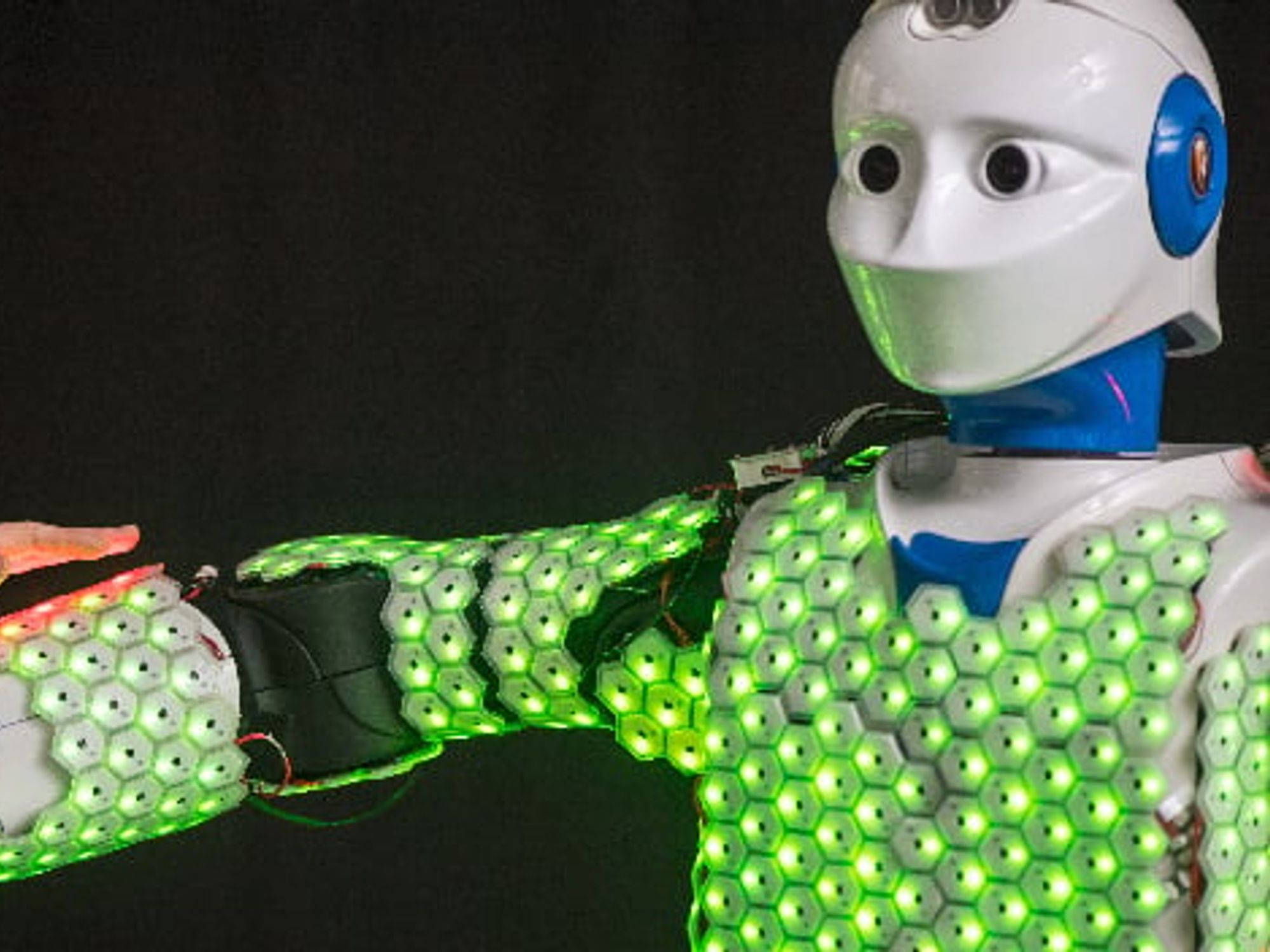 Robot H1, TU Munich, artificial skin