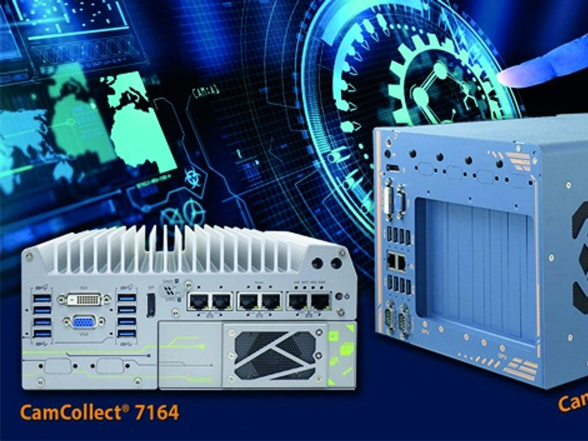 Box PC product series CamCollect 8208 and CamCollect 7164 from Aprotech