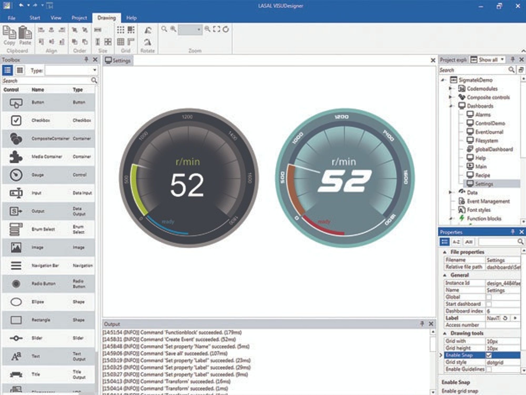 The graphical editor and the symbol libraries