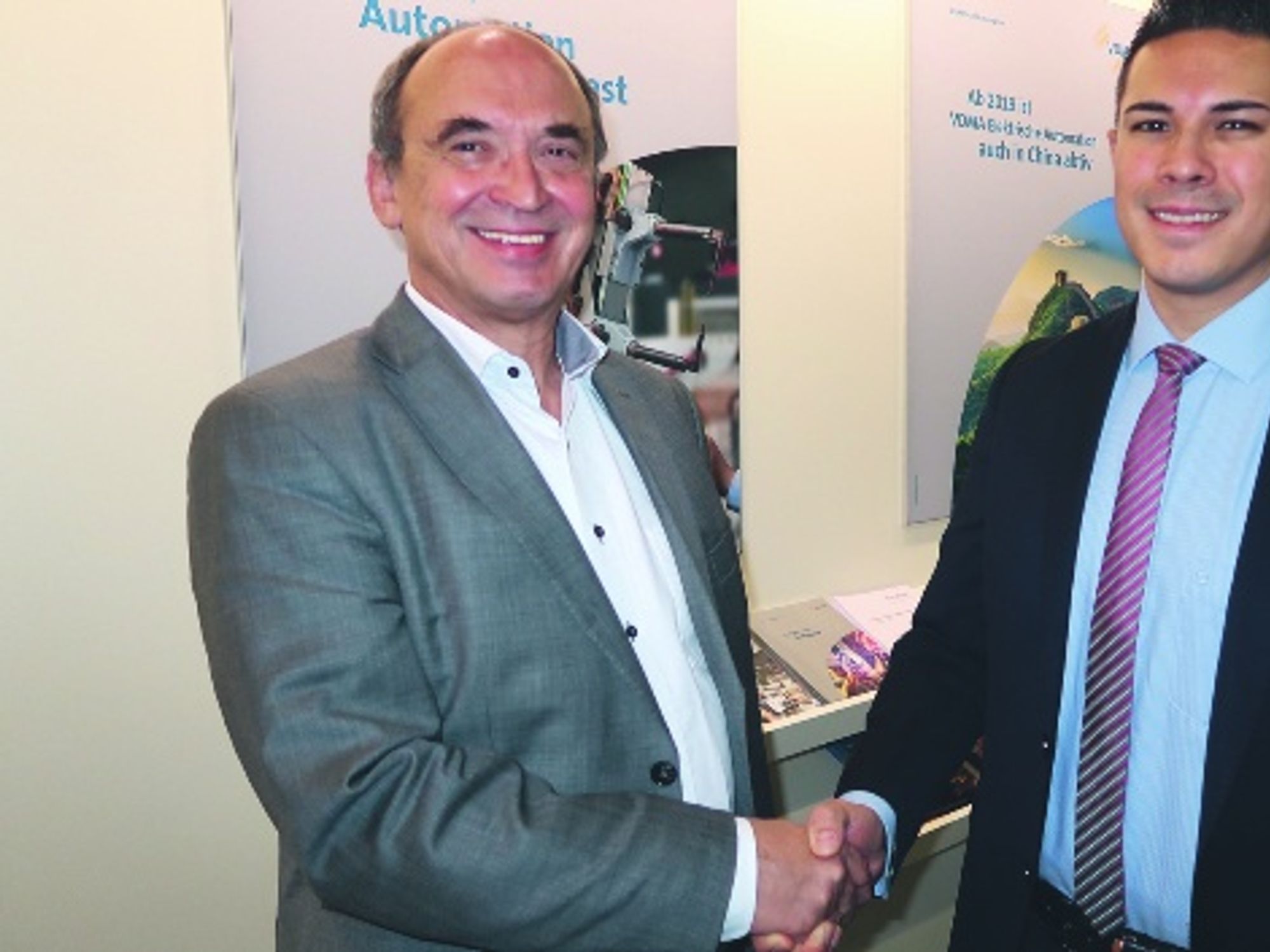 Rainer Glatz and Reinhard Heister at the SPS IPC Drives 2018