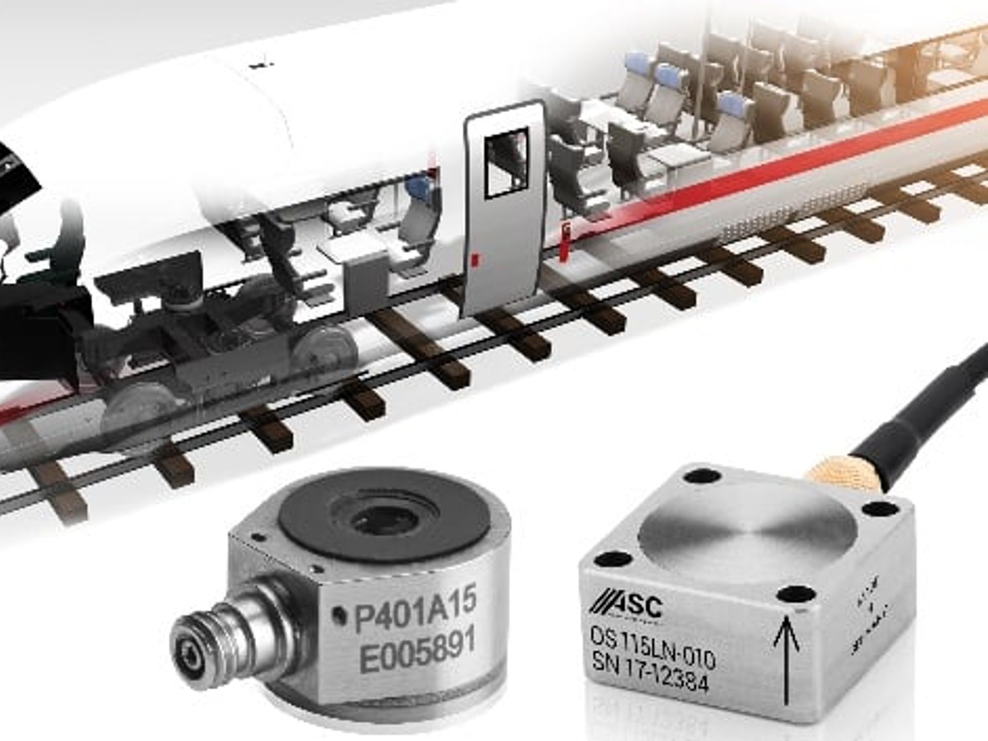 Sensor for checking the rail network, ASC Sensor for checking the rail network, ASC
