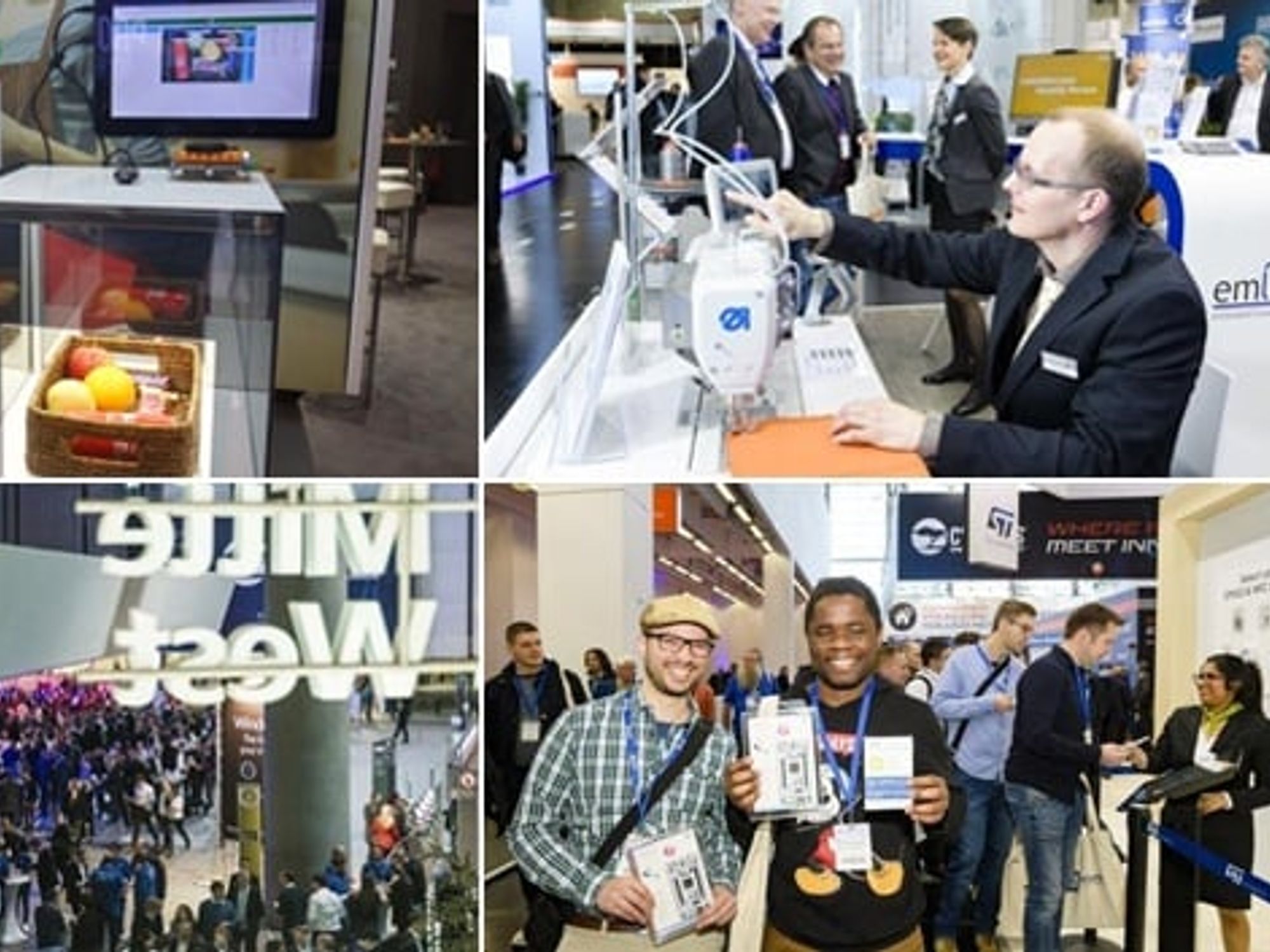 Bildcollage zu Impressionen von der embedded world2019 Bildcollage zu Impressionen von der embedded world2019