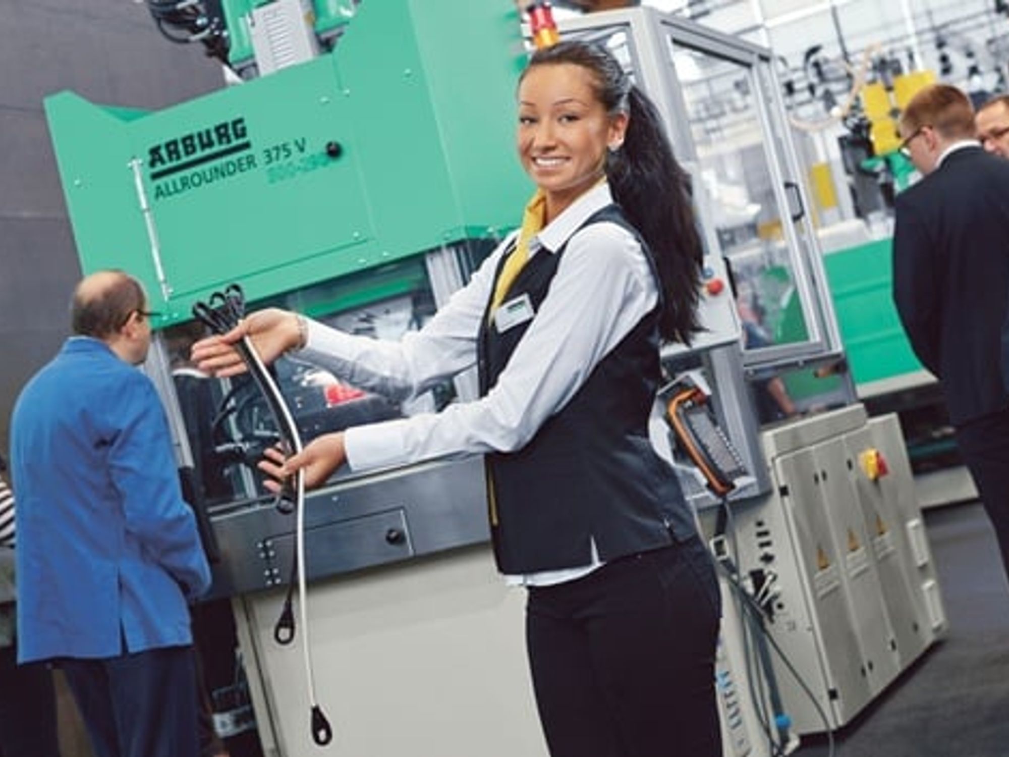 Eine Turnkey-Anlage produziert auf der Hannover Messe 2018 Eine Turnkey-Anlage produziert auf der Hannover Messe 2018