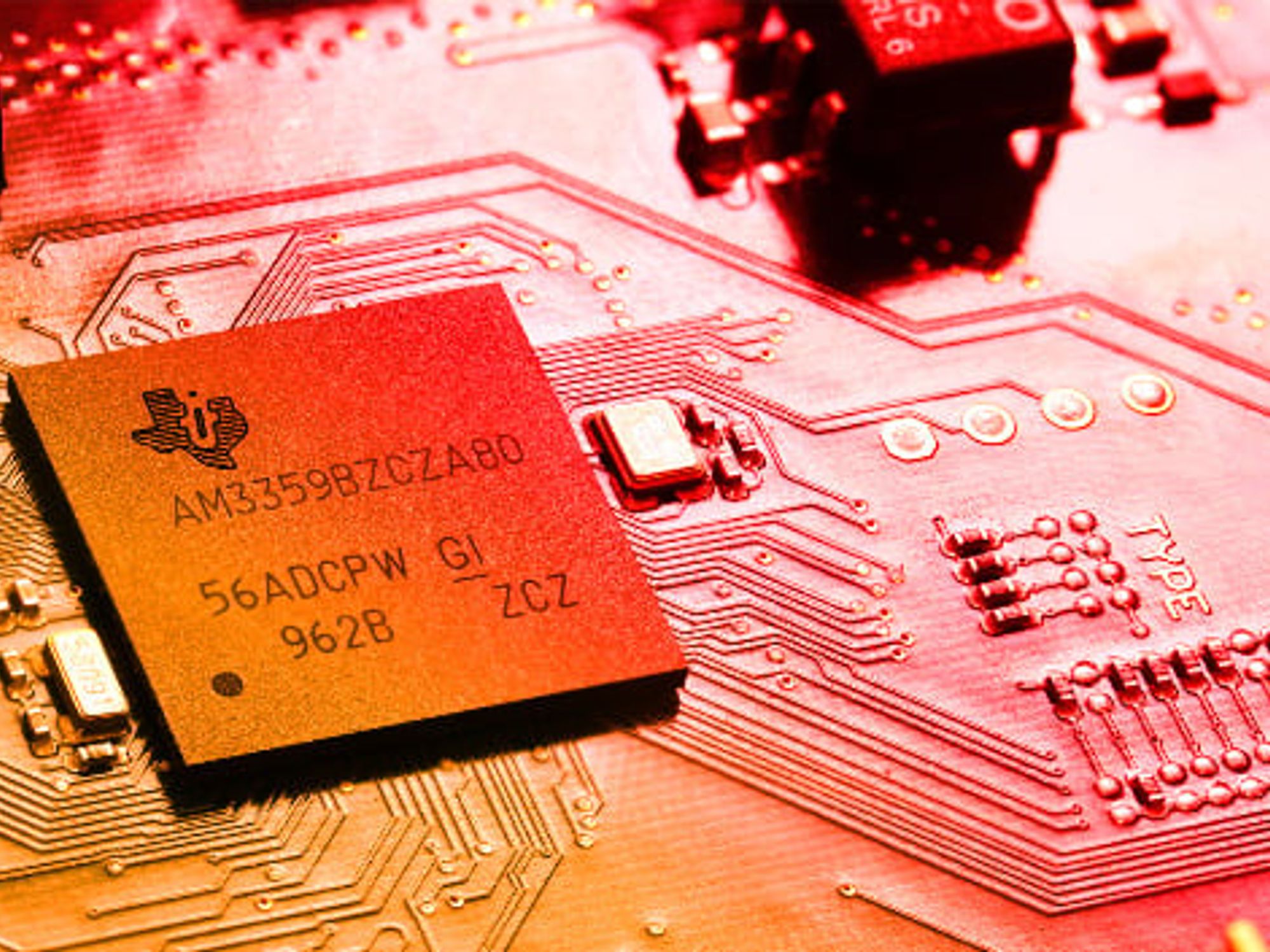 The Sitara AM3359 communication processor from Texas Instruments