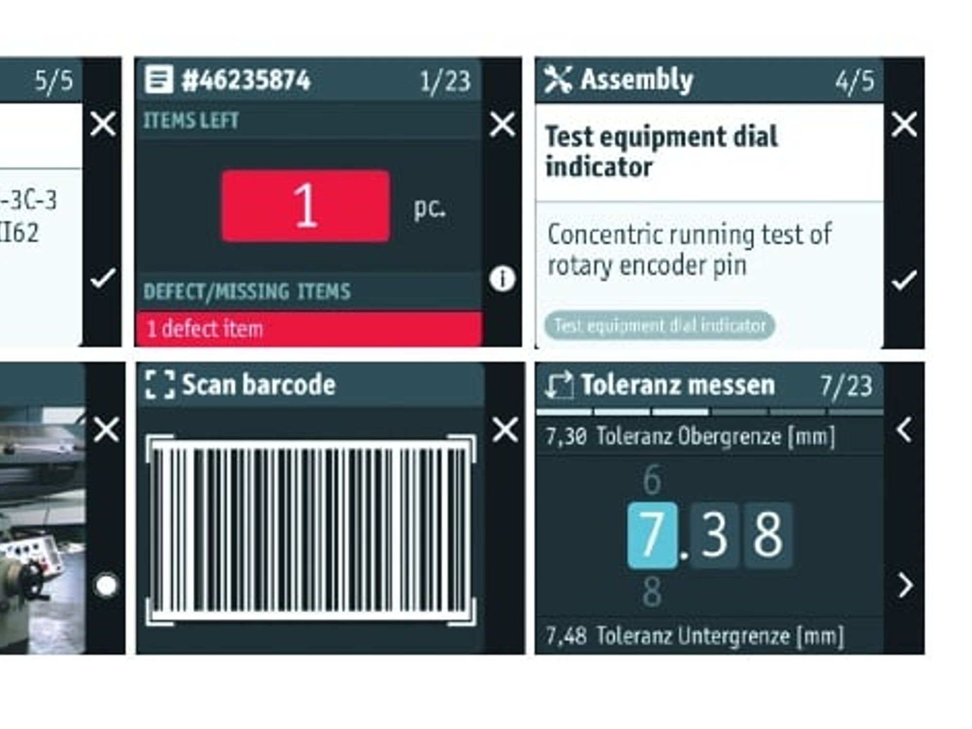 2.0-inch QVGA multi-touch display, workerbase