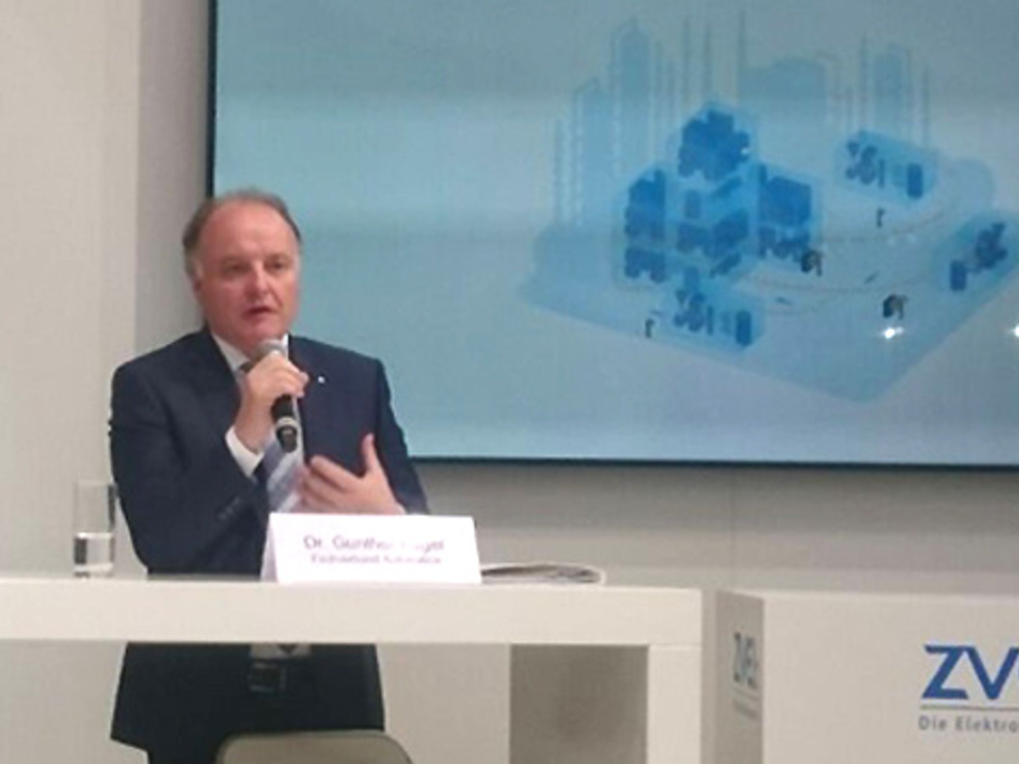 Dr. Gunther Kegel at the Hannover Messe 2017
