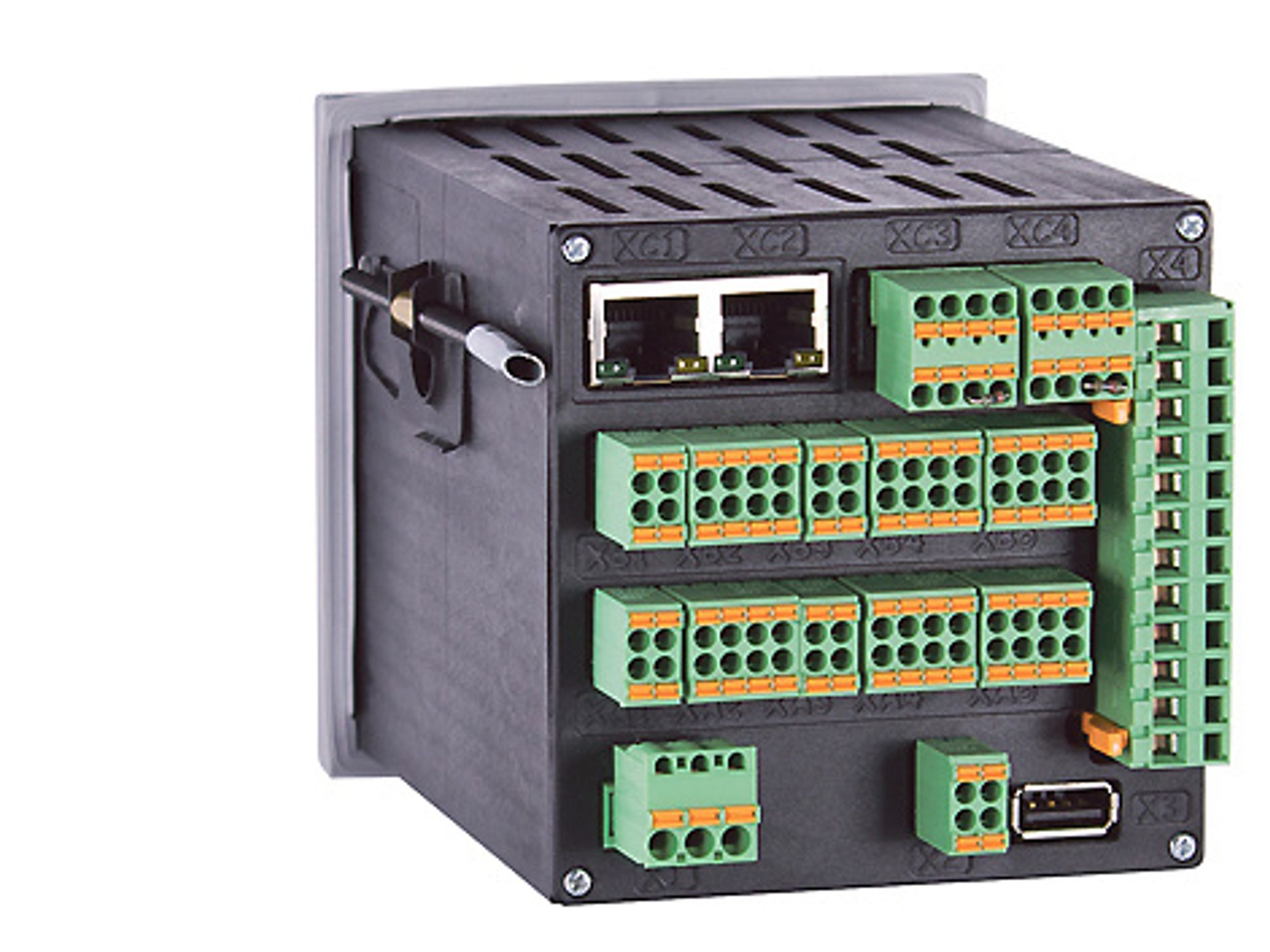 Rückseite des Multifunktionscontrollers von Hesch Industrie-Elektronik Rückseite des Multifunktionscontrollers von Hesch Industrie-Elektronik