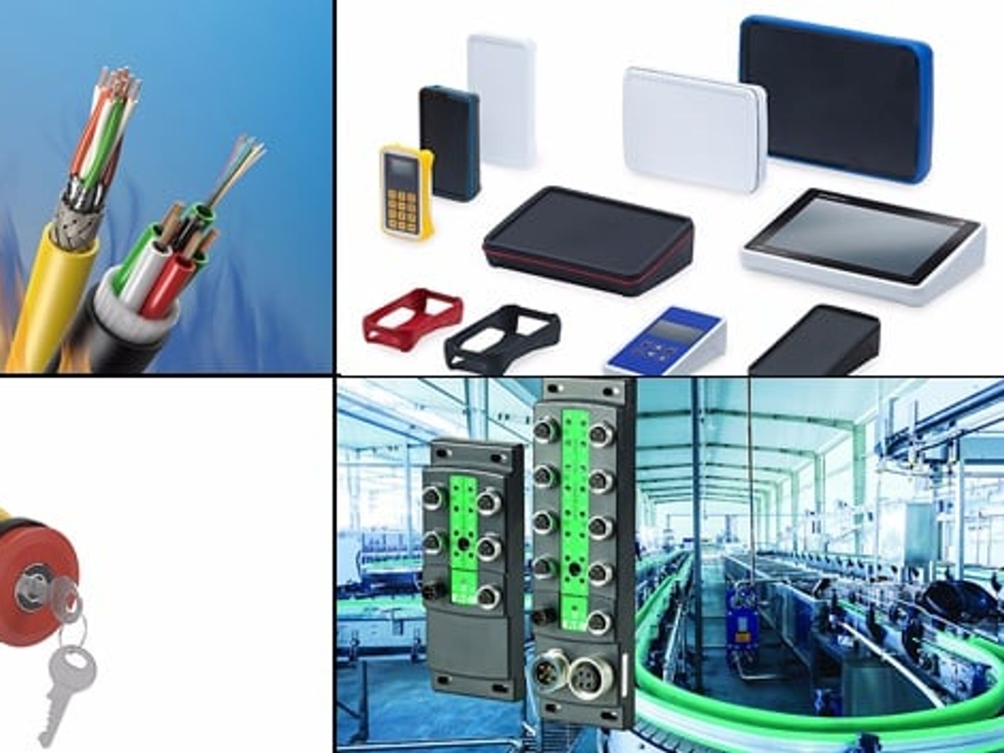 Bildcollage zu Produkten aus dem Bereich Elektromechanik Bildcollage zu Produkten aus dem Bereich Elektromechanik