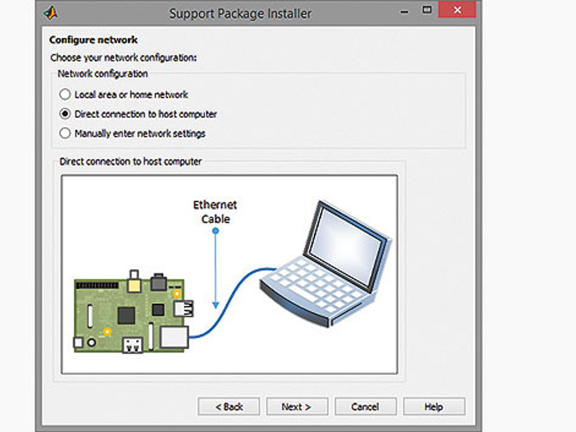 he Support Package for Matlab turns the Raspberry Pi into a sensor from which values can be read into Matlab on the development PC