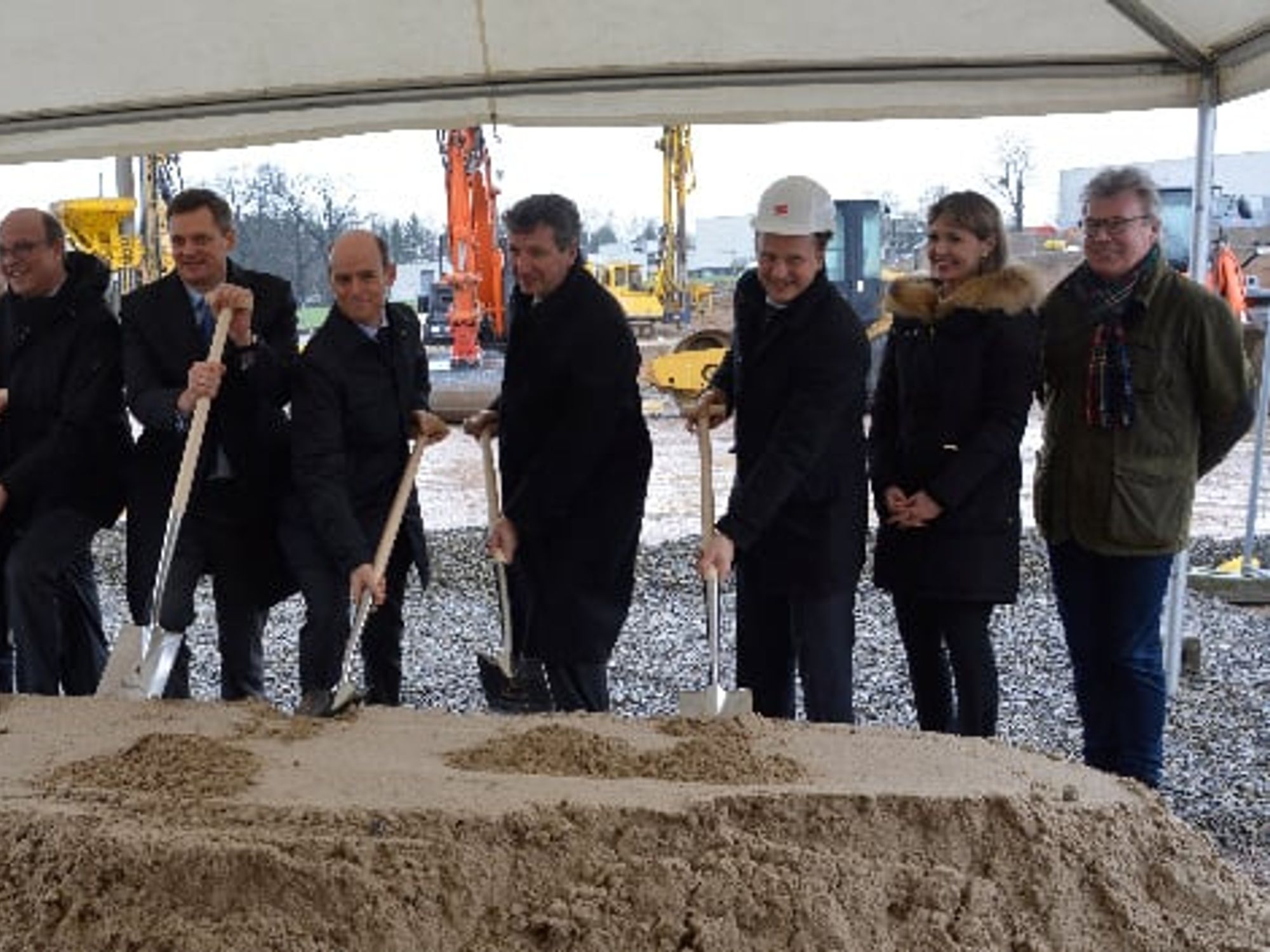 Spatenstich bei Weidmüller Spatenstich bei Weidmüller
