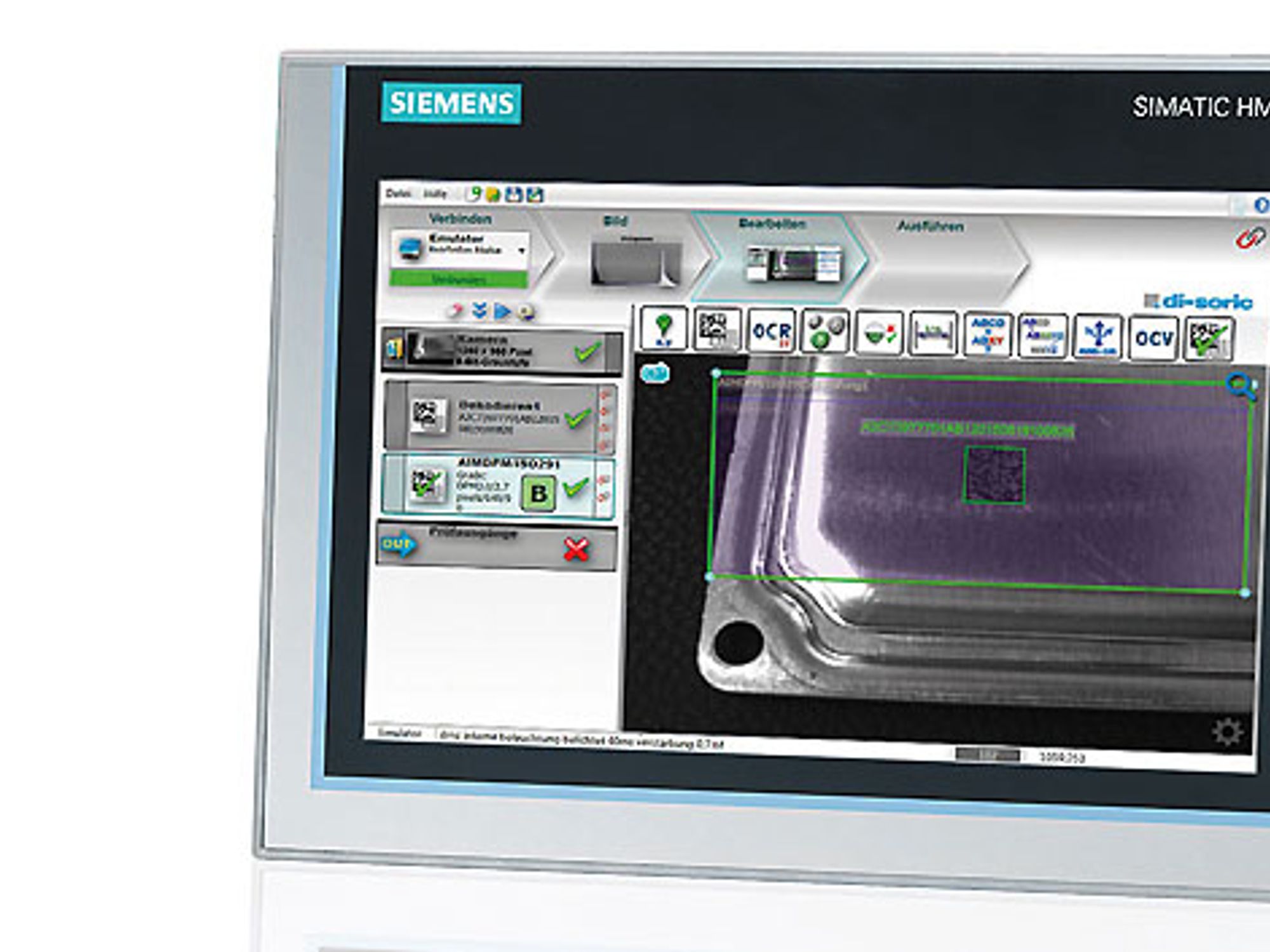 Parametrier- und Programmieroberfläche von di-soric Solutions Parametrier- und Programmieroberfläche von di-soric Solutions