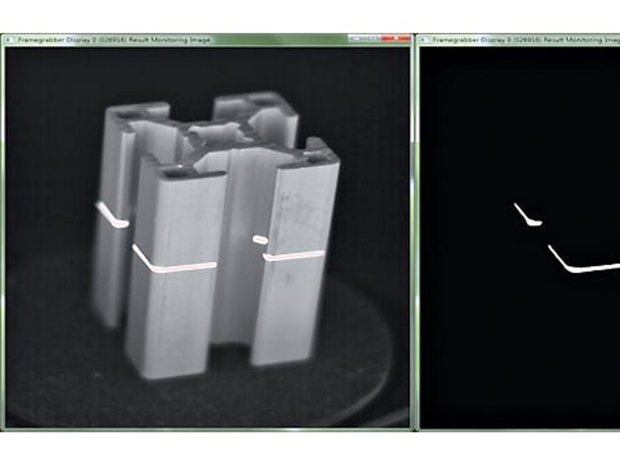 Lasertriangulation für 3D-Messungen von Prfilsträngen