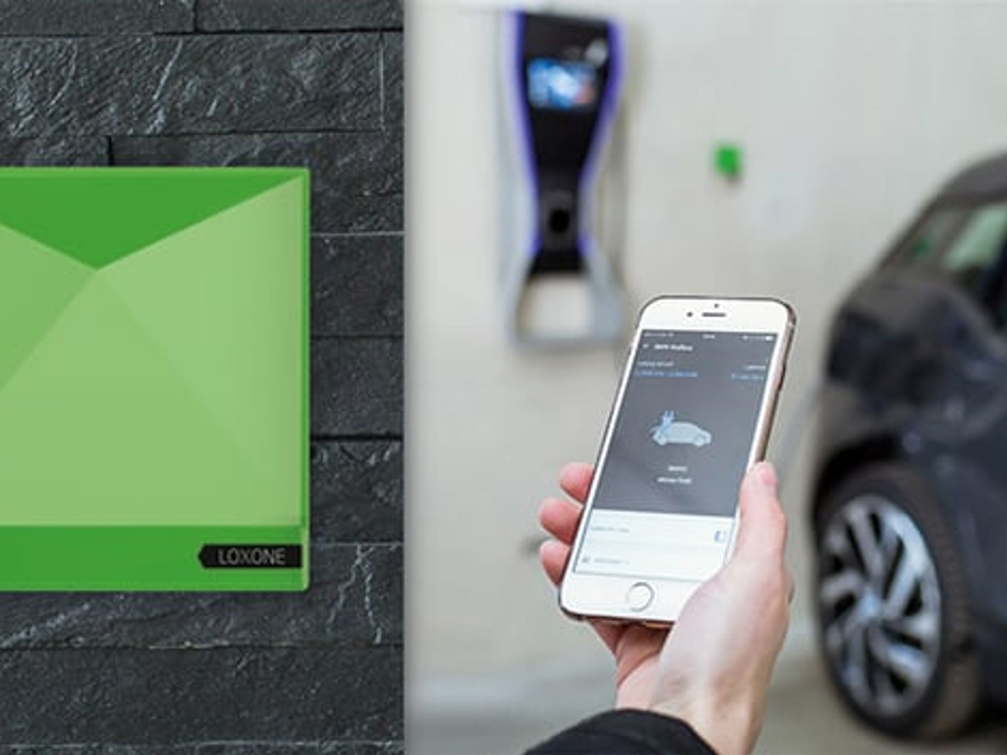Electric vehicle charging with the BMW-Loxone solution