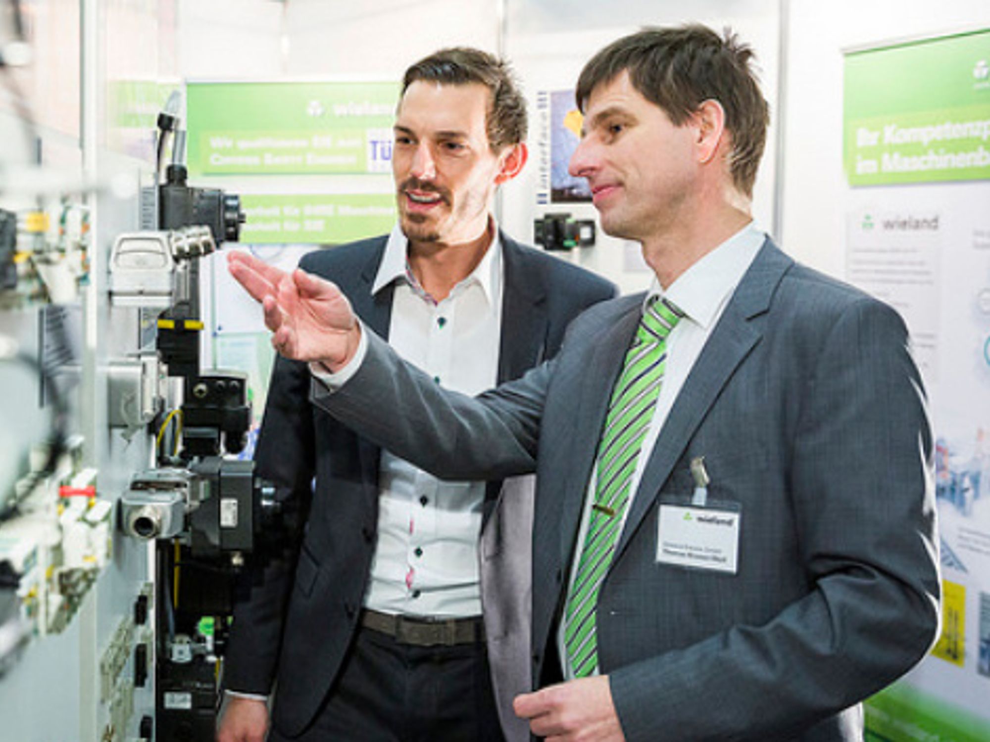 Visitors and exhibitors at All About Automation Essen 2016