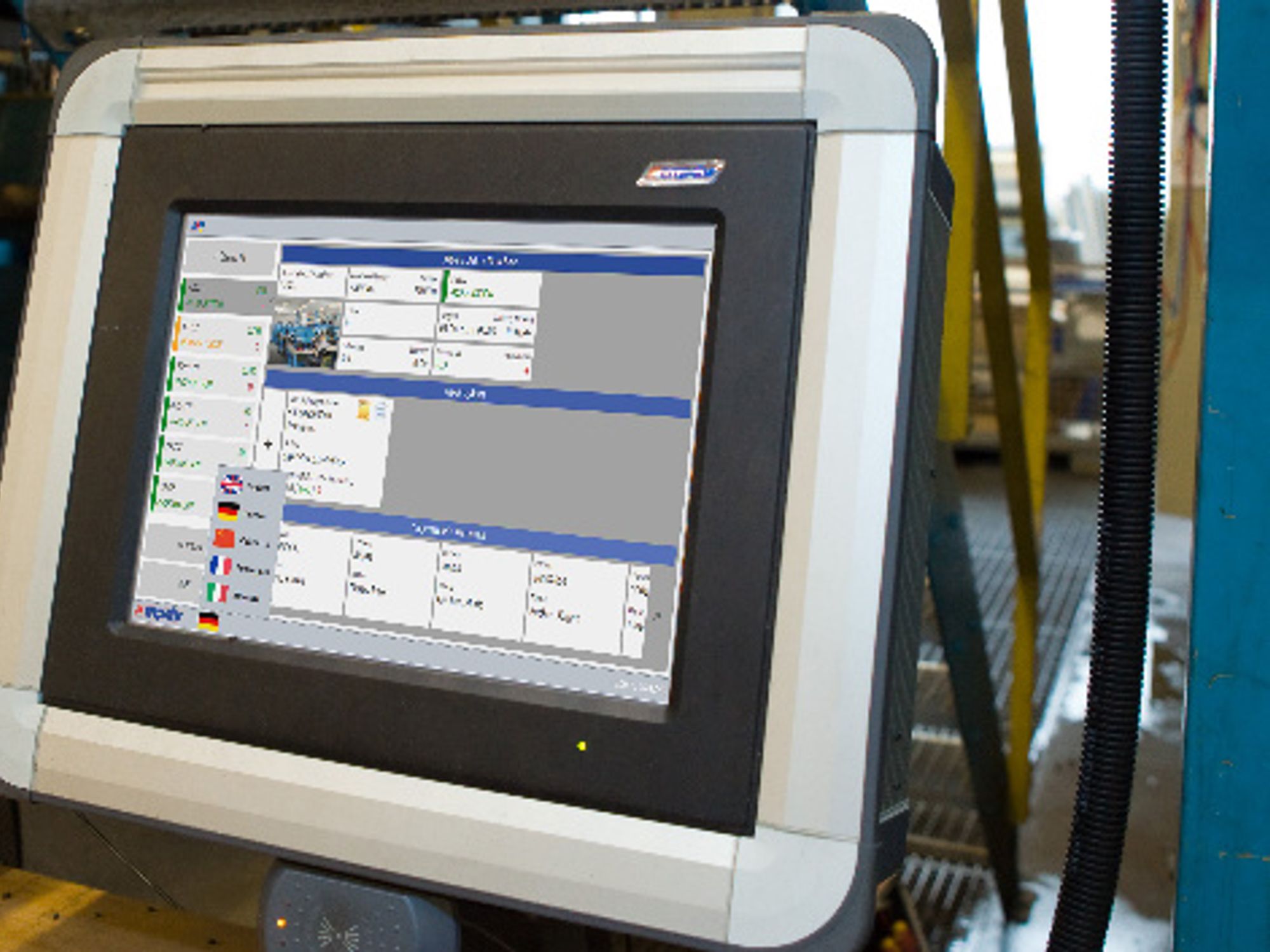Store floor terminal software AIP from MPDV