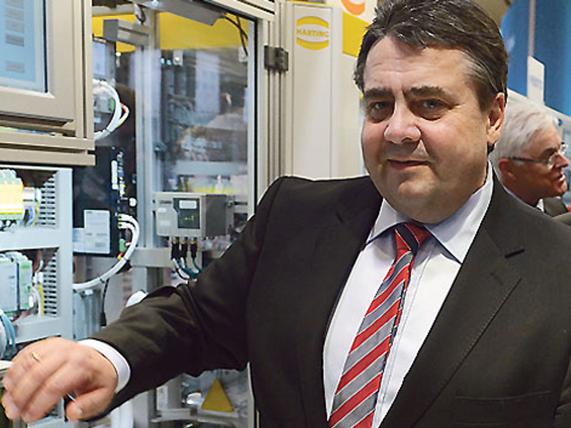 Sigmar Gabriel auf der Hannover Messe