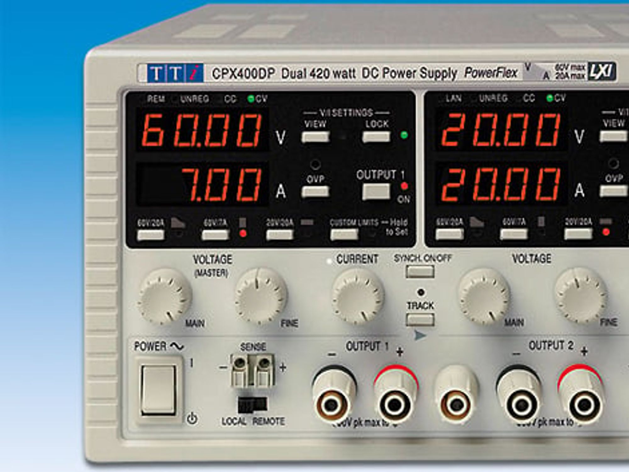 Modell CPX400DP von Telemeter Electronic Modell CPX400DP von Telemeter Electronic