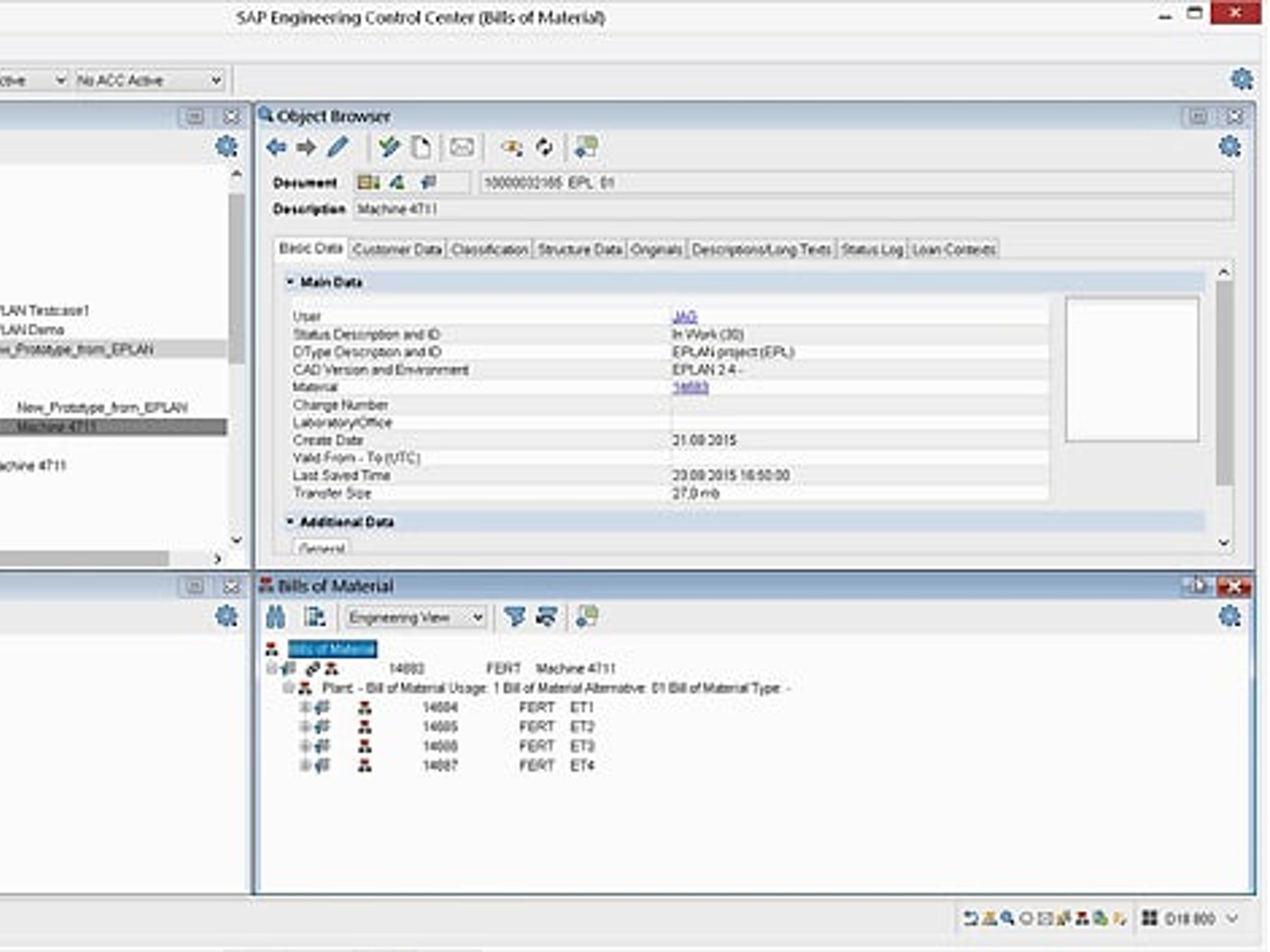 11 SAP Engineering Control Center Interface to Eplan