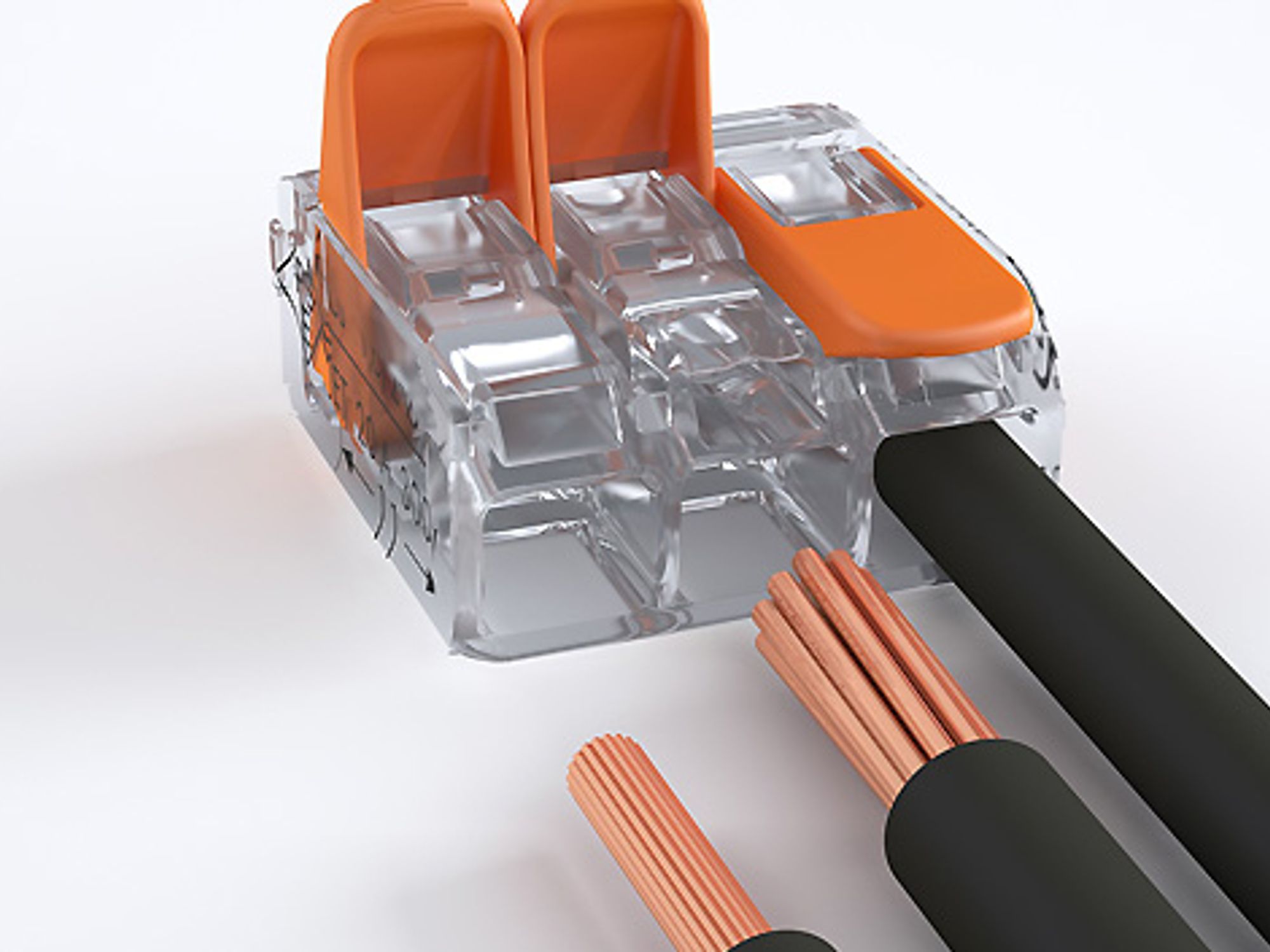 Comnpact-Verbindungsklemme für alle Leiterarten der Serie 221 von Wago Kontakttechnik