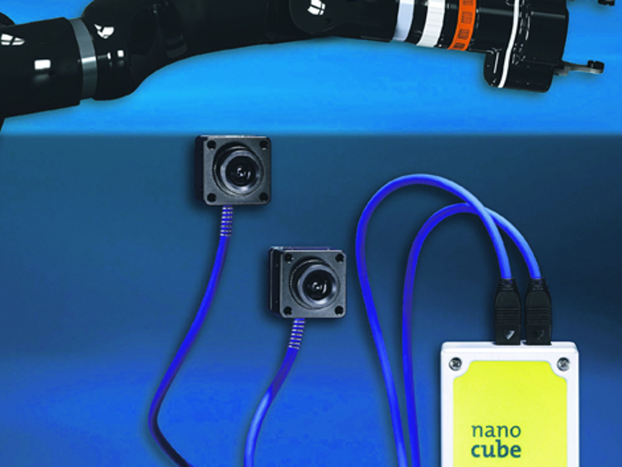 Saftey Multi Camera Gripper Roberta von Gomtec