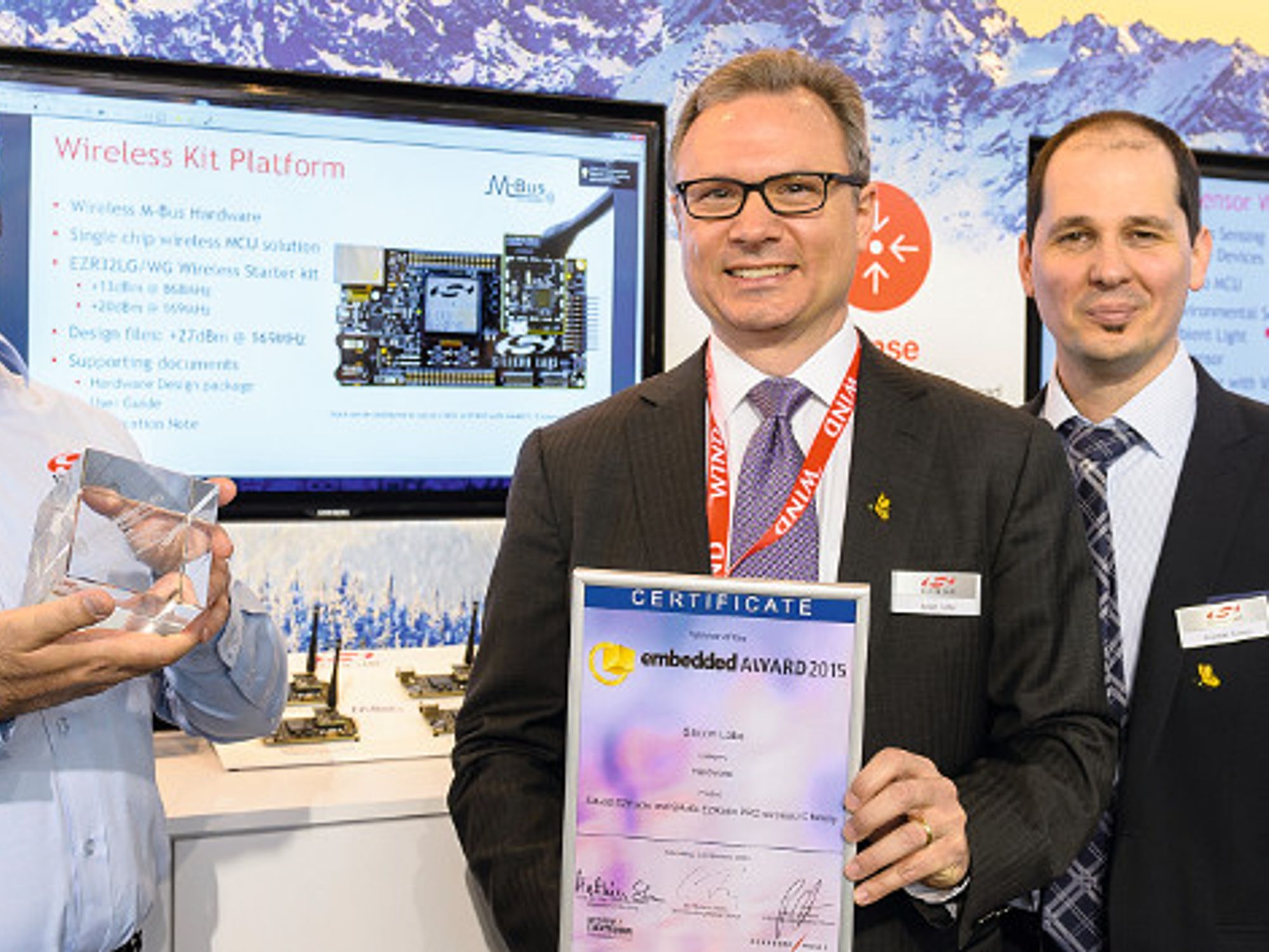 Verleihung des Embedded Award 2015