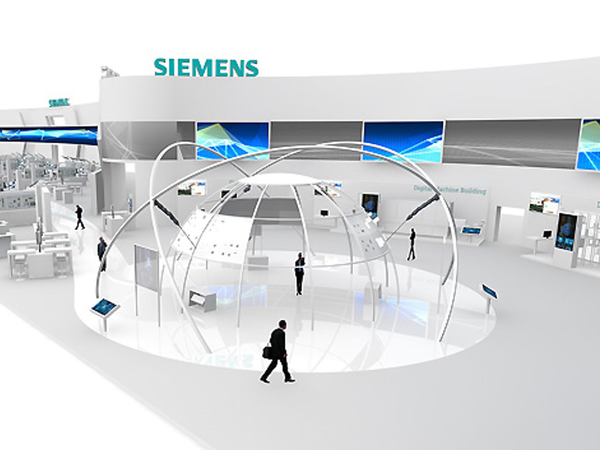 Siemens-Stand auf der Hannover Messe 2015 Siemens-Stand auf der Hannover Messe 2015