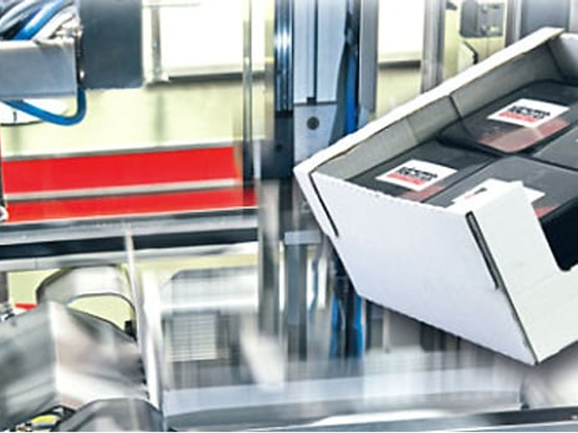 Verpackungsmaschine, Schmuckbild, Panorama