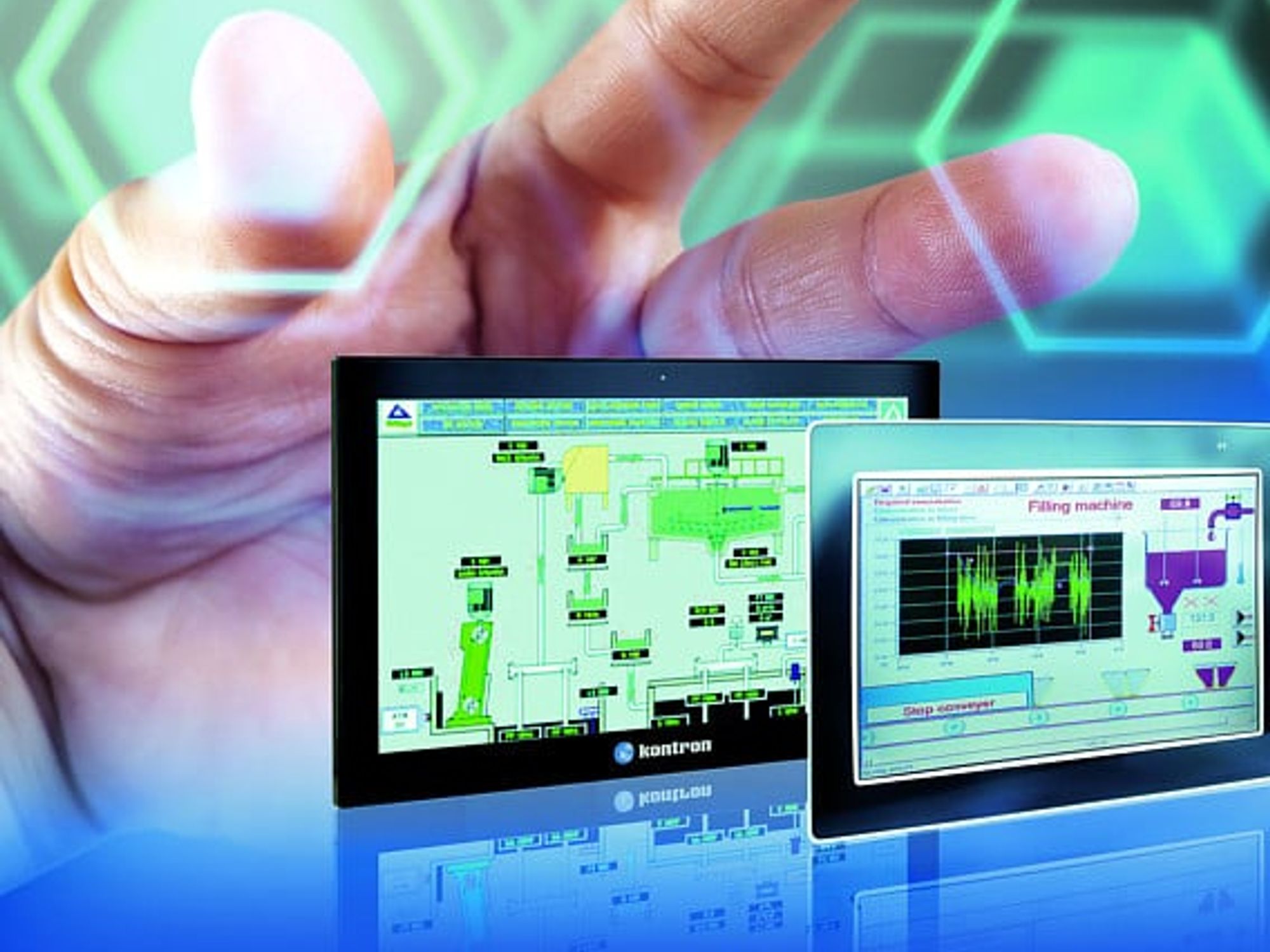 Kontron, Touch Bedienung im Industriealltag Kontron, Touch Bedienung im Industriealltag