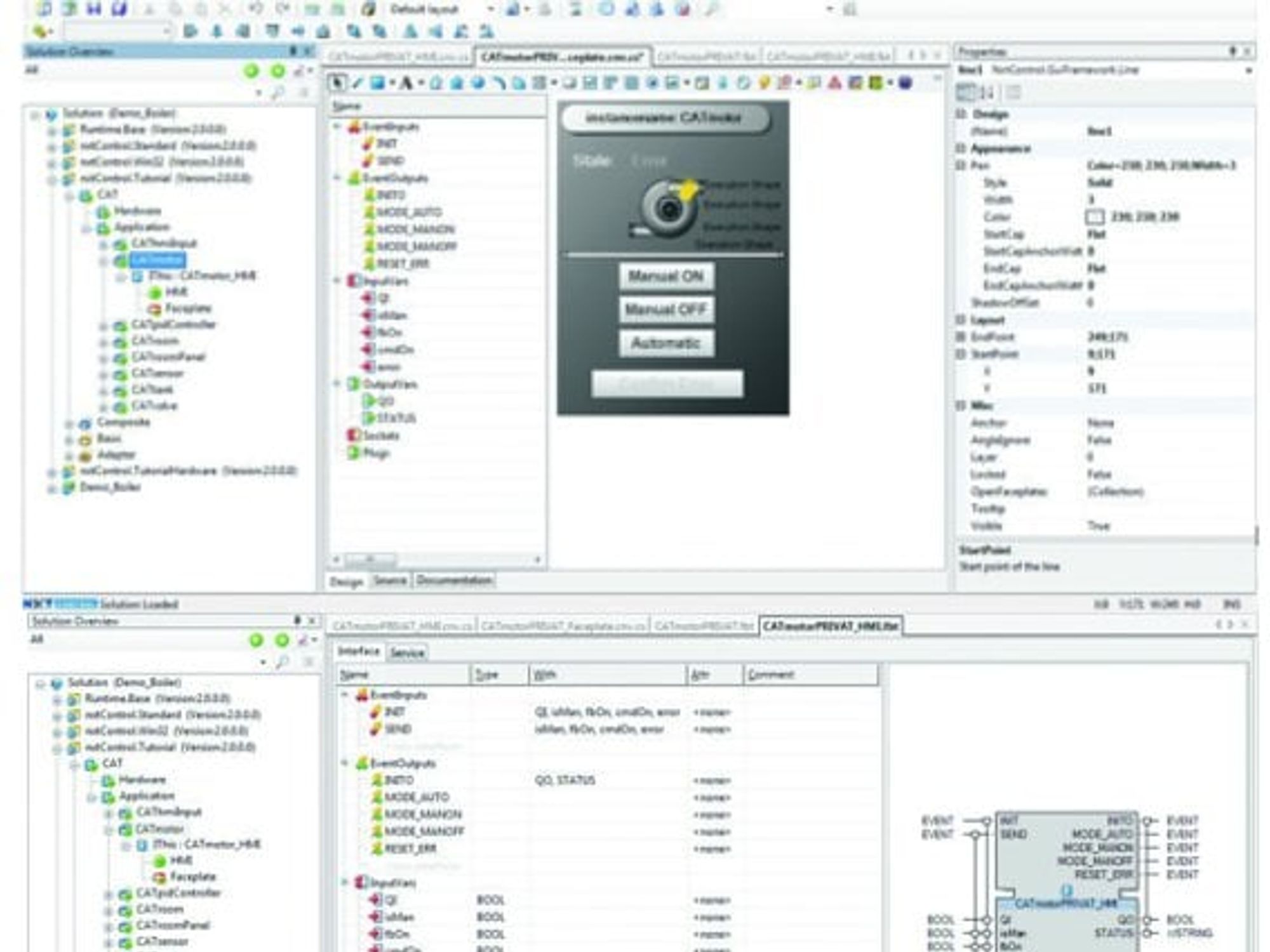 nxtControl, zwei Ansichten desselben Gerätes 