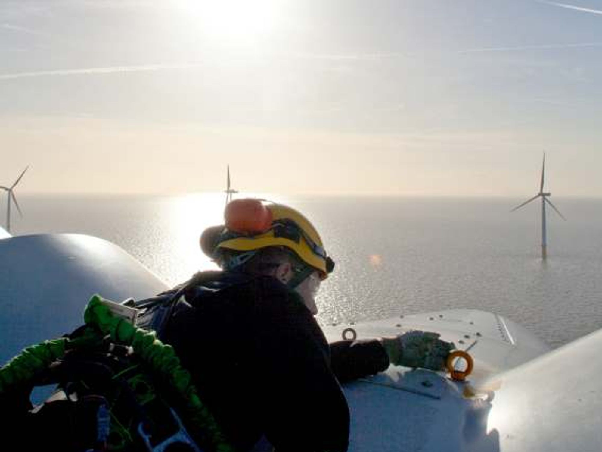 Siemens-Servicetechniker an WEA
