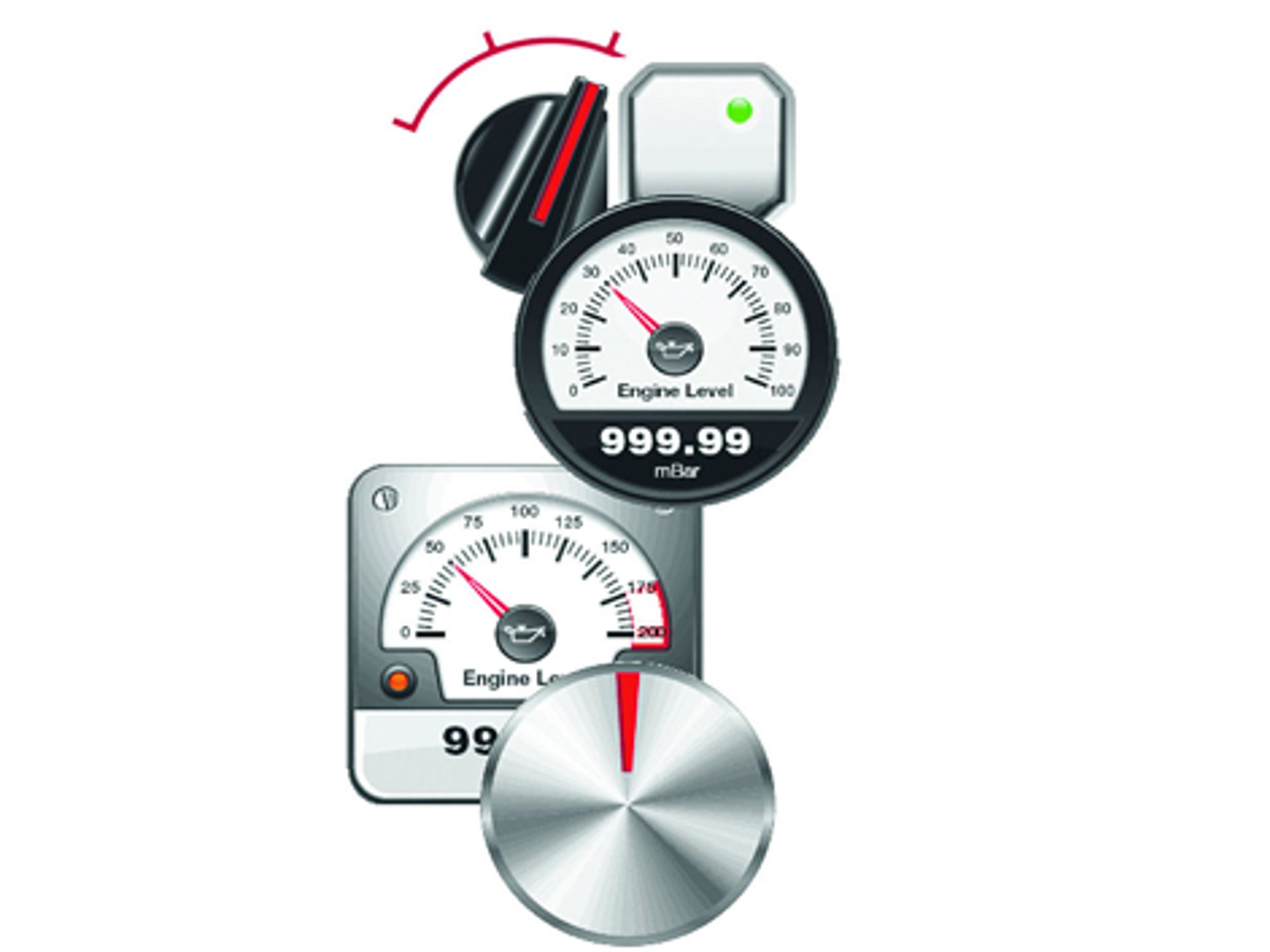 Widget der Panel Software von Exor