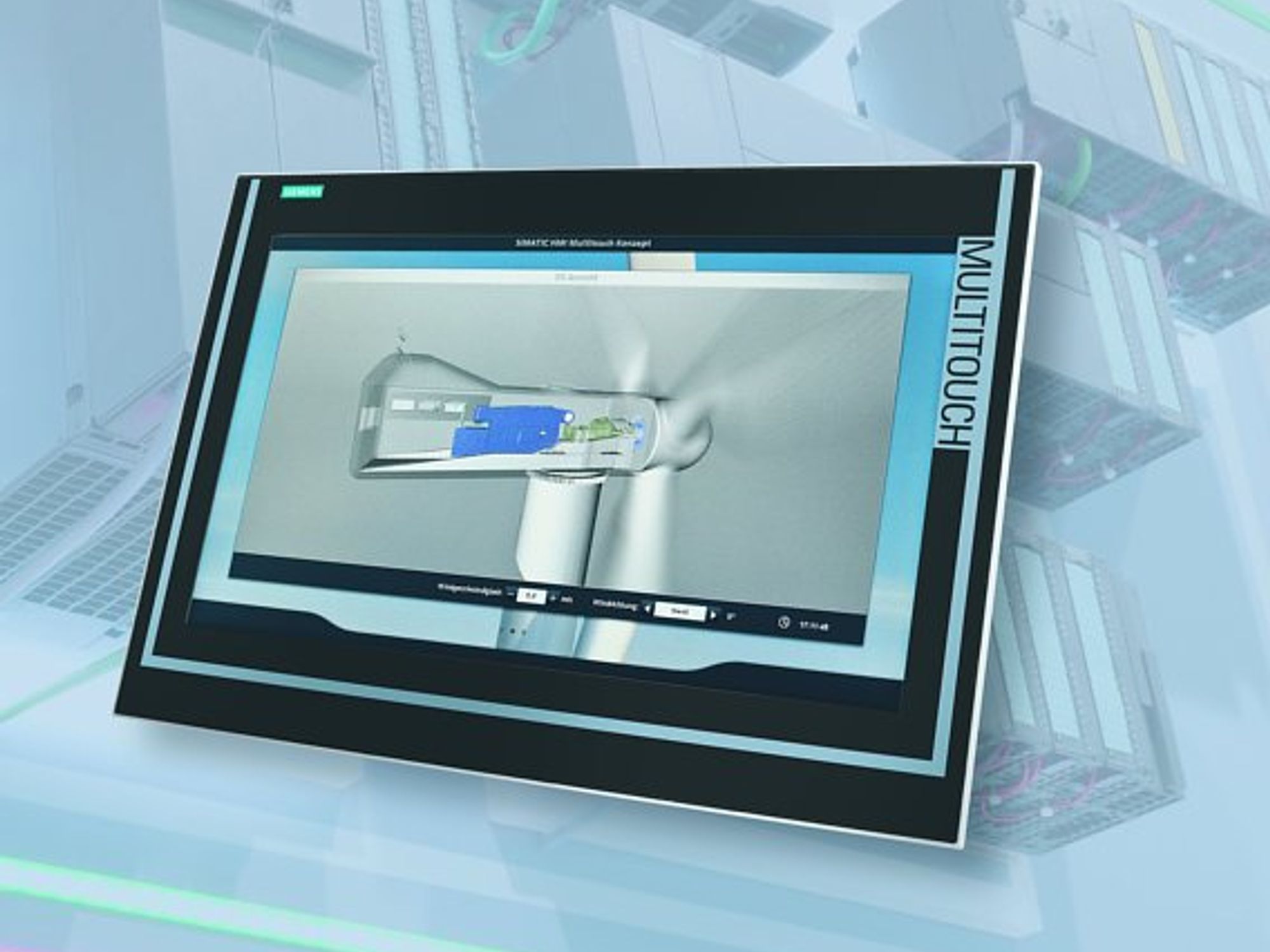 Siemens, industrielle Bedienoberflächen, Intuitive Finger Gestik, 1 
