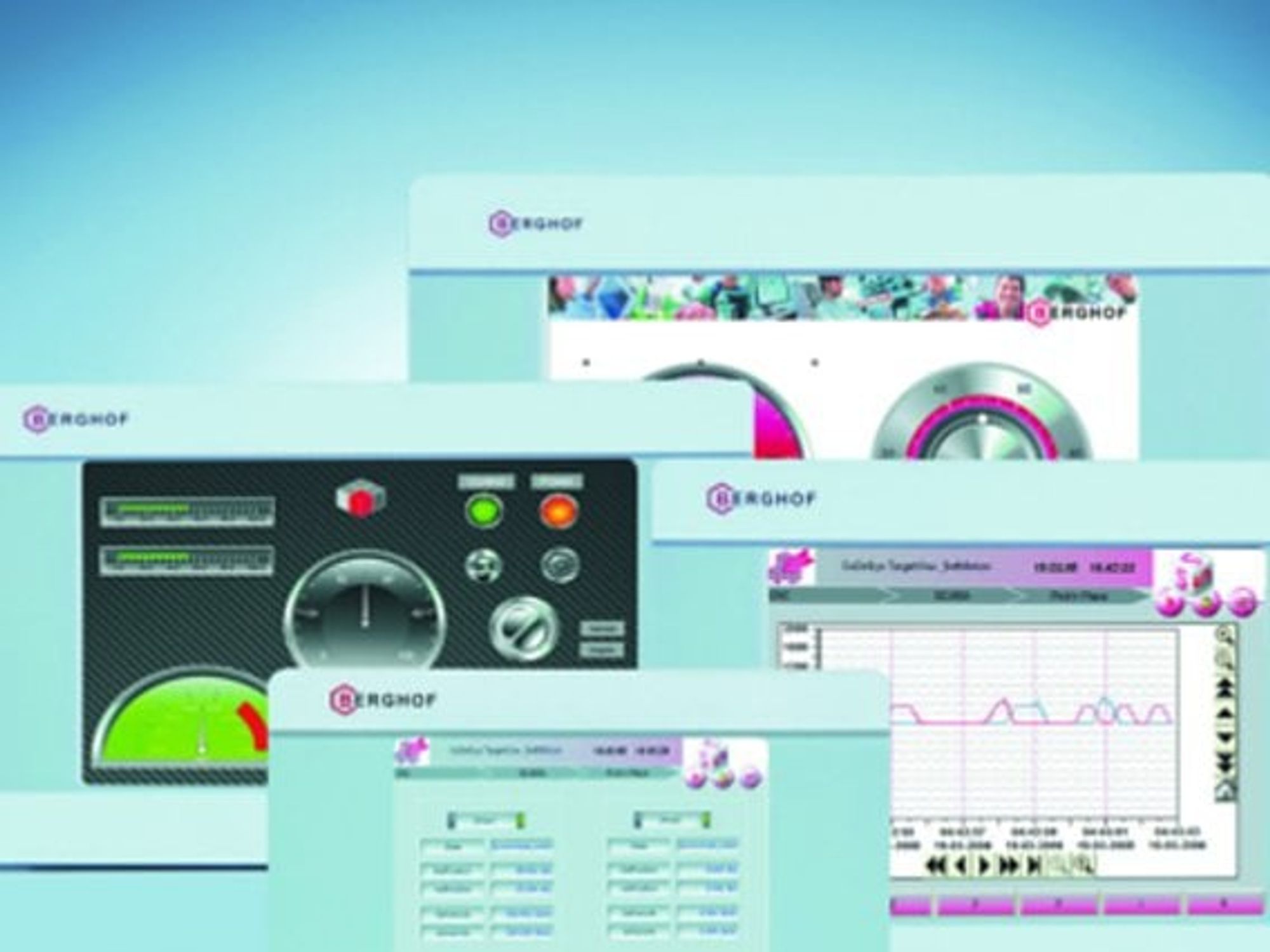 Berghof, 7 Zoll Display mit kapaziitvem Touchscreen 