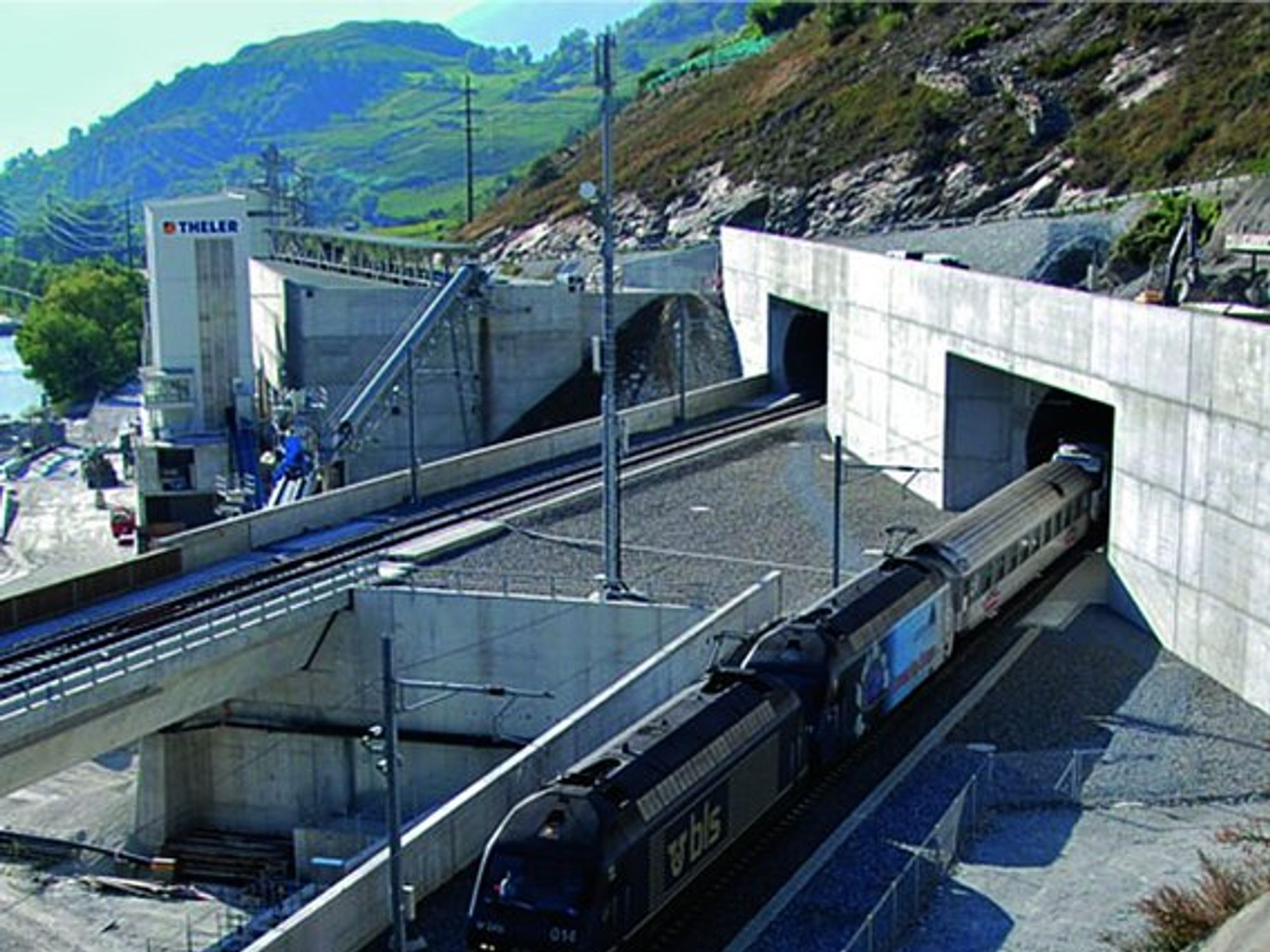 Saia Burgess, Modernisierung des Lötschberg Basis Tunnels, T