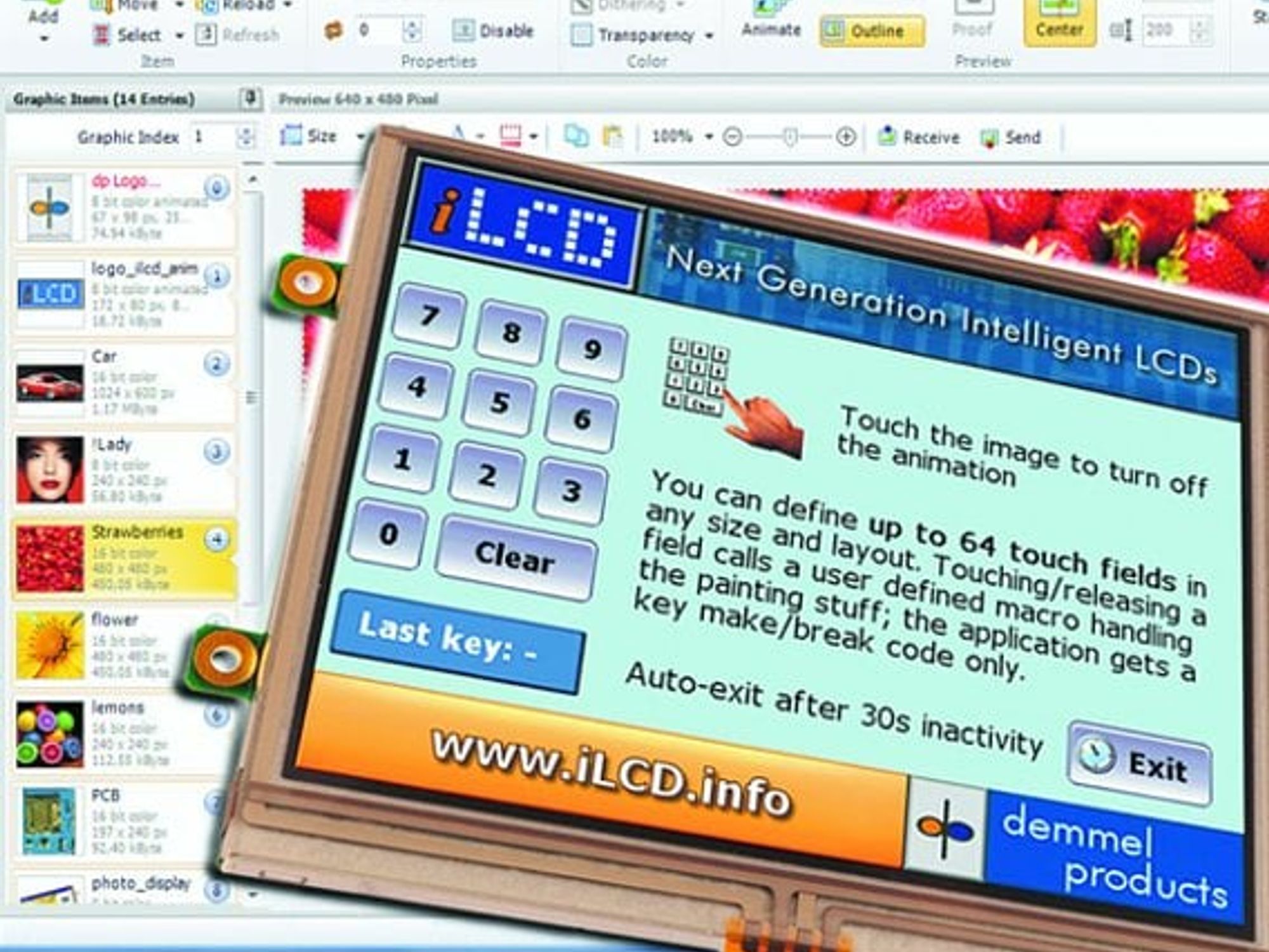 Demmel, intelligente Display Demmel, intelligente Display