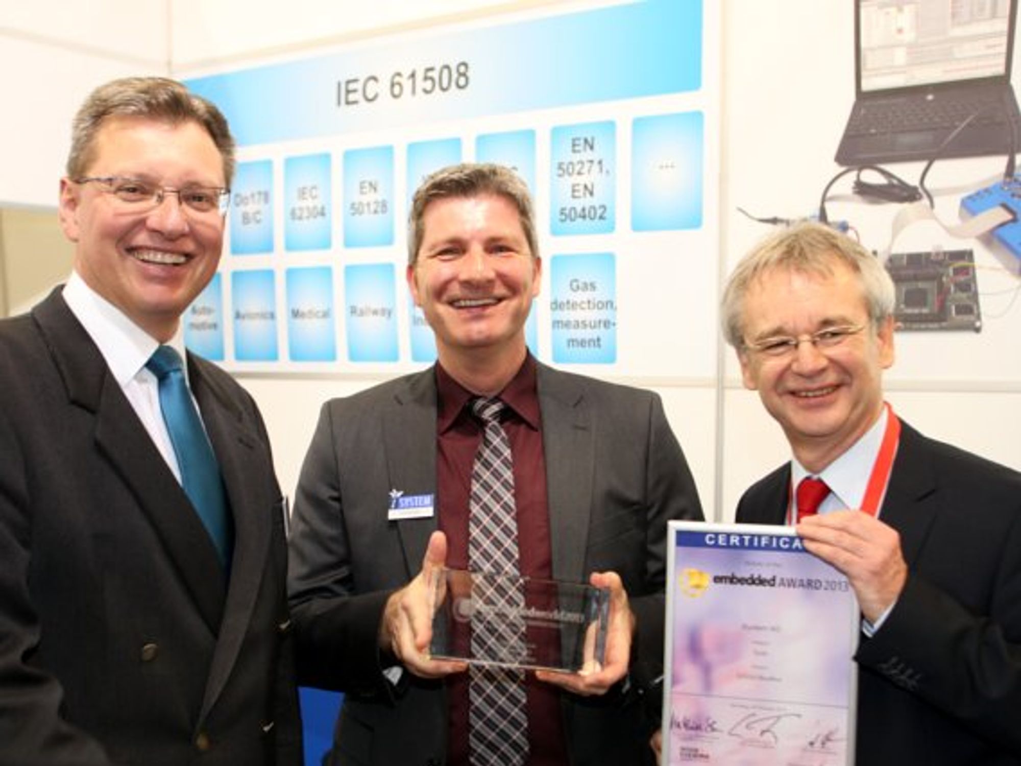 NürnbergMesse, embedded Awar für iSstem