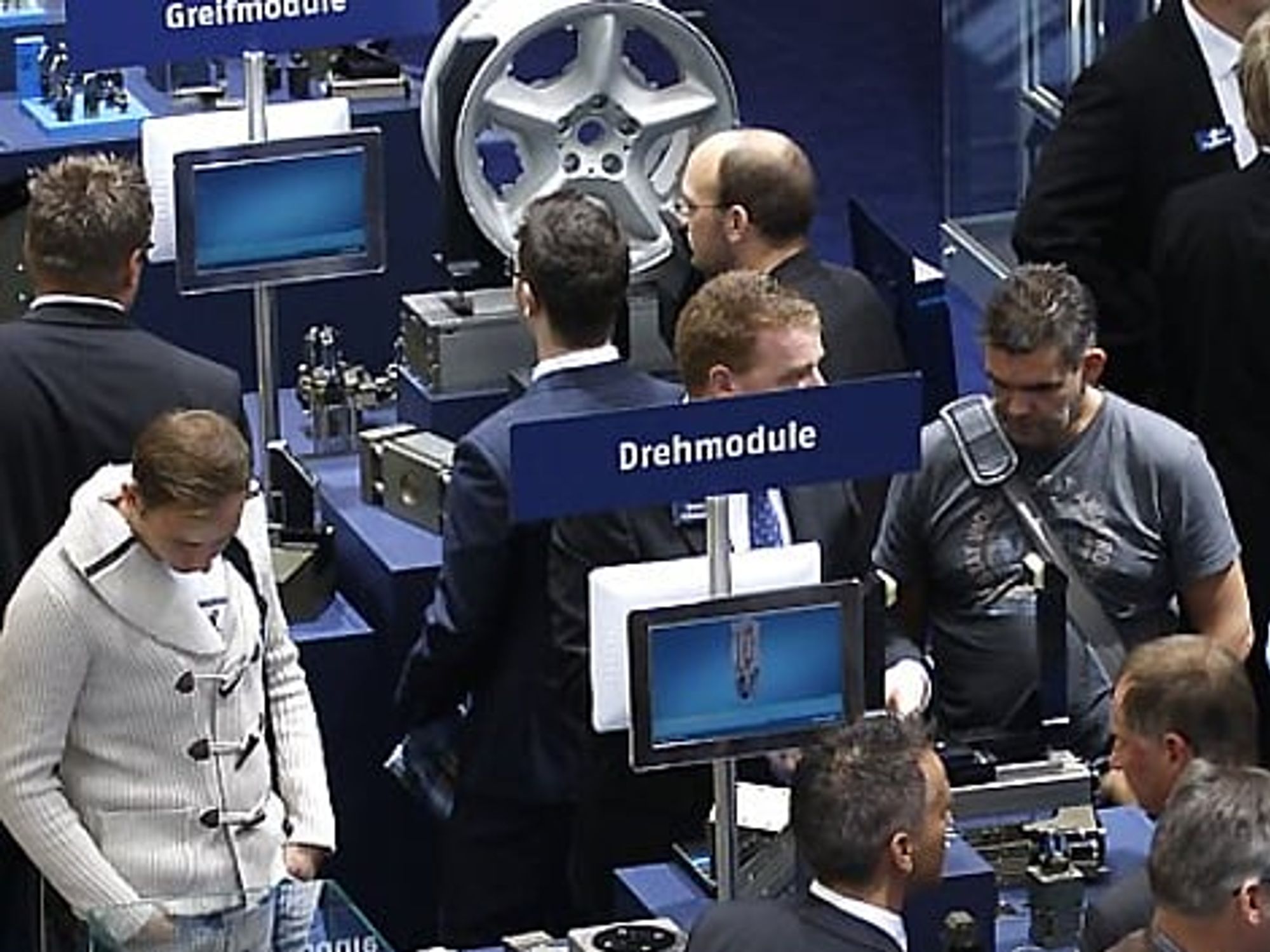 Besucher der Motek Besucher der Motek
