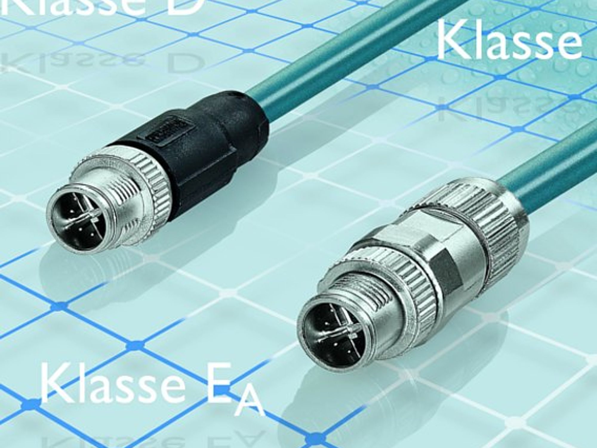 Phoenix, Rundsteckverbinder direct fixture M12 mit X Codierung