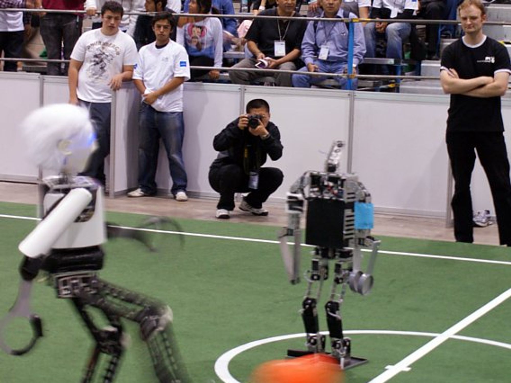 RoboCup, vor dem Spiel, Humanoid League, RoboCup RoboCup, vor dem Spiel, Humanoid League, RoboCup