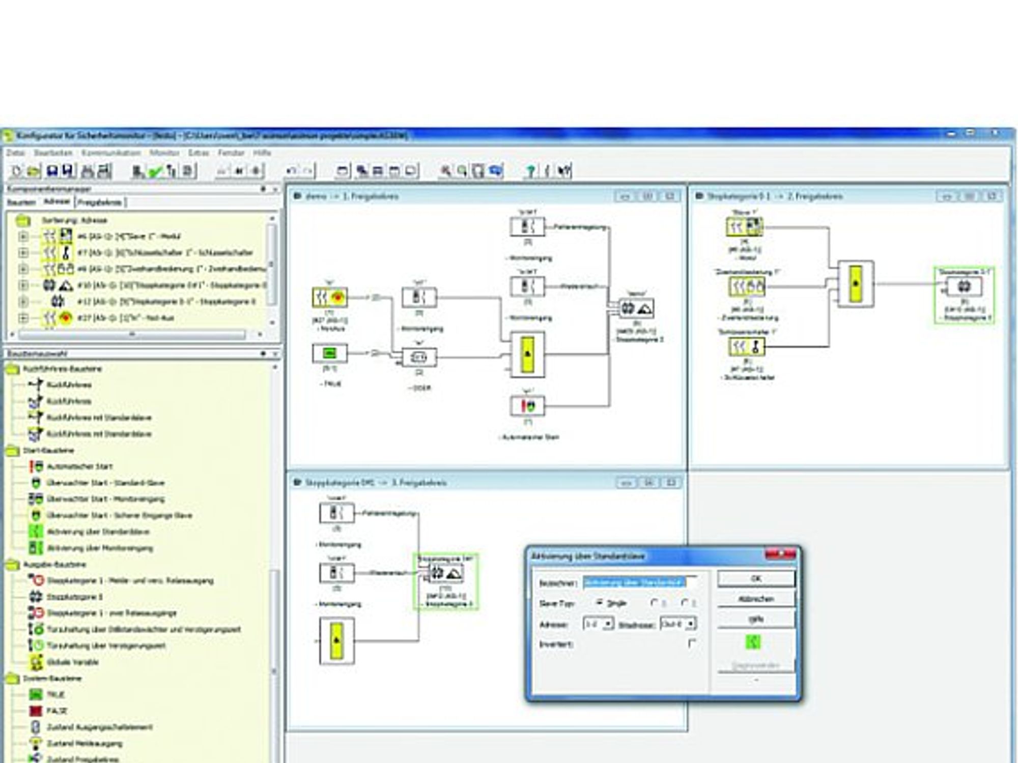 Bihl+Wiedemann, Screenshot Programmiersoftware Asimon 3 G2