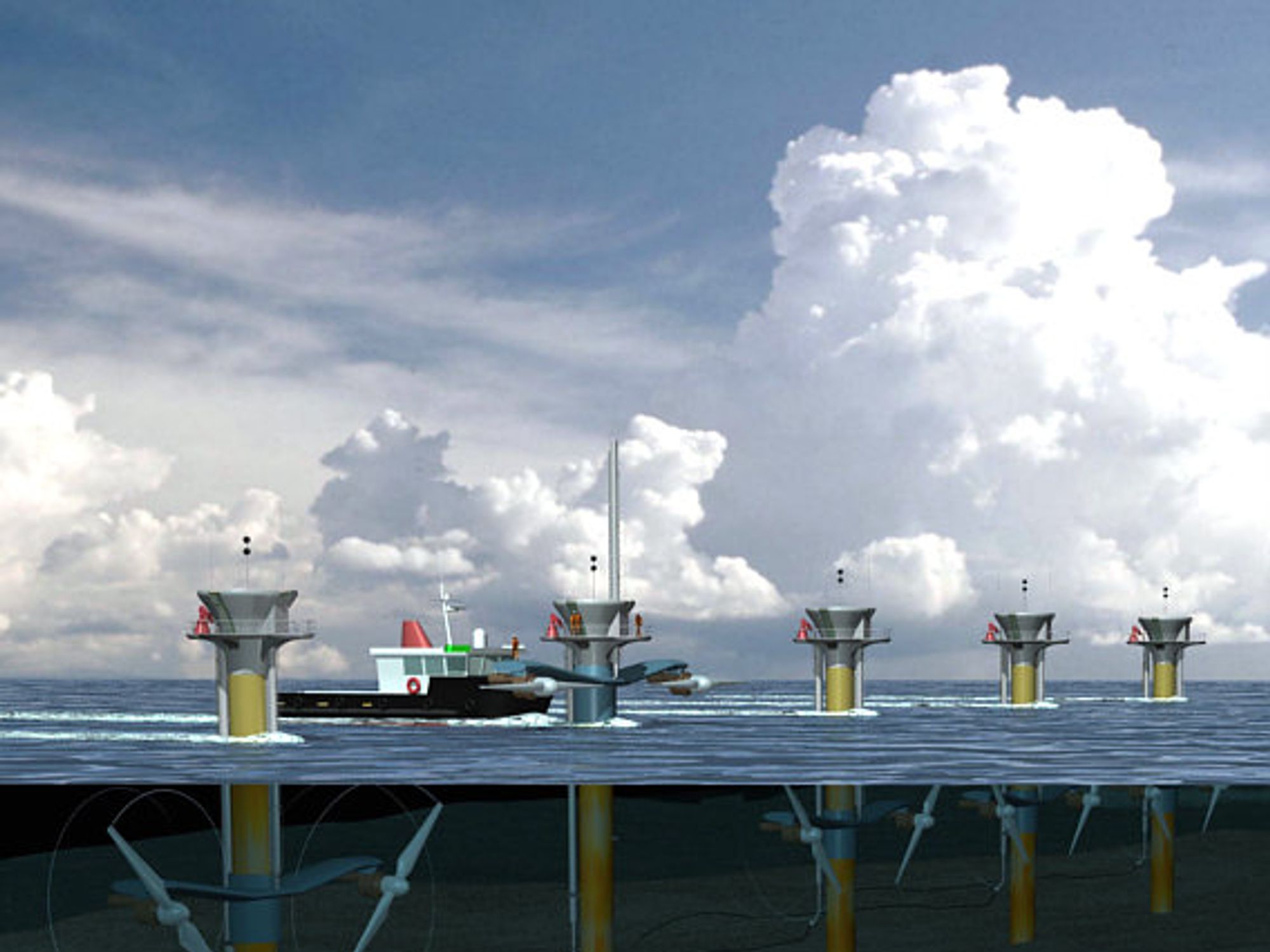 Marine Current Turbines, Gezeitenturbine