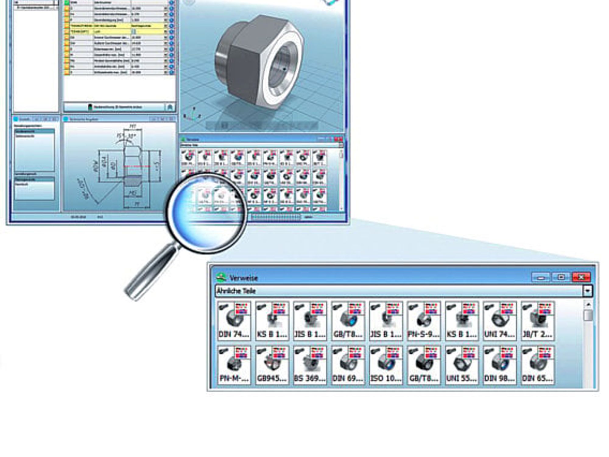 Cadenas, Teilenamagementsystem PARTsolutions