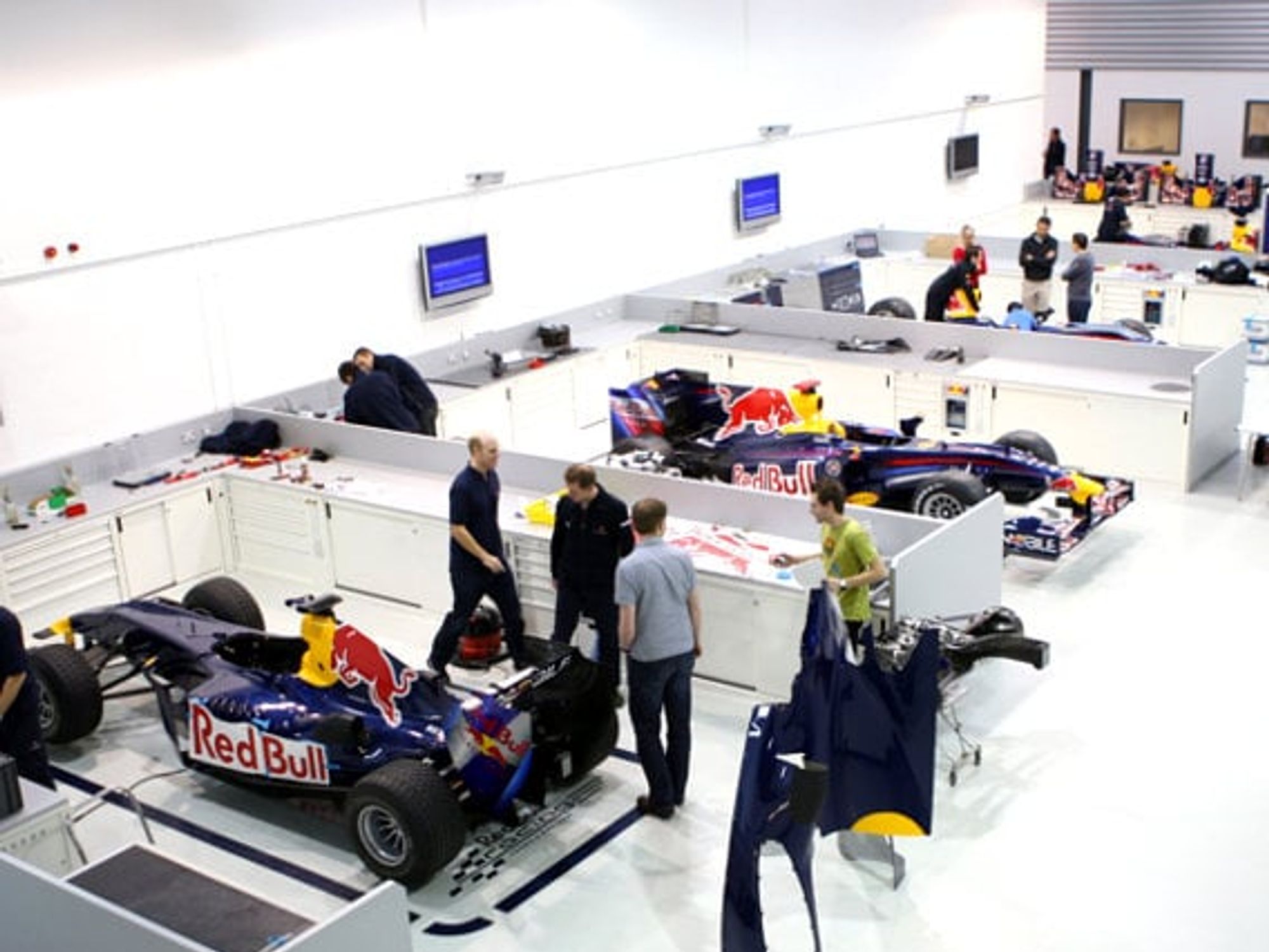 Siemens PLM, Red Bull, Montagehalle Formel-1-Fahrzeuge Siemens PLM, Red Bull, Montagehalle Formel-1-Fahrzeuge