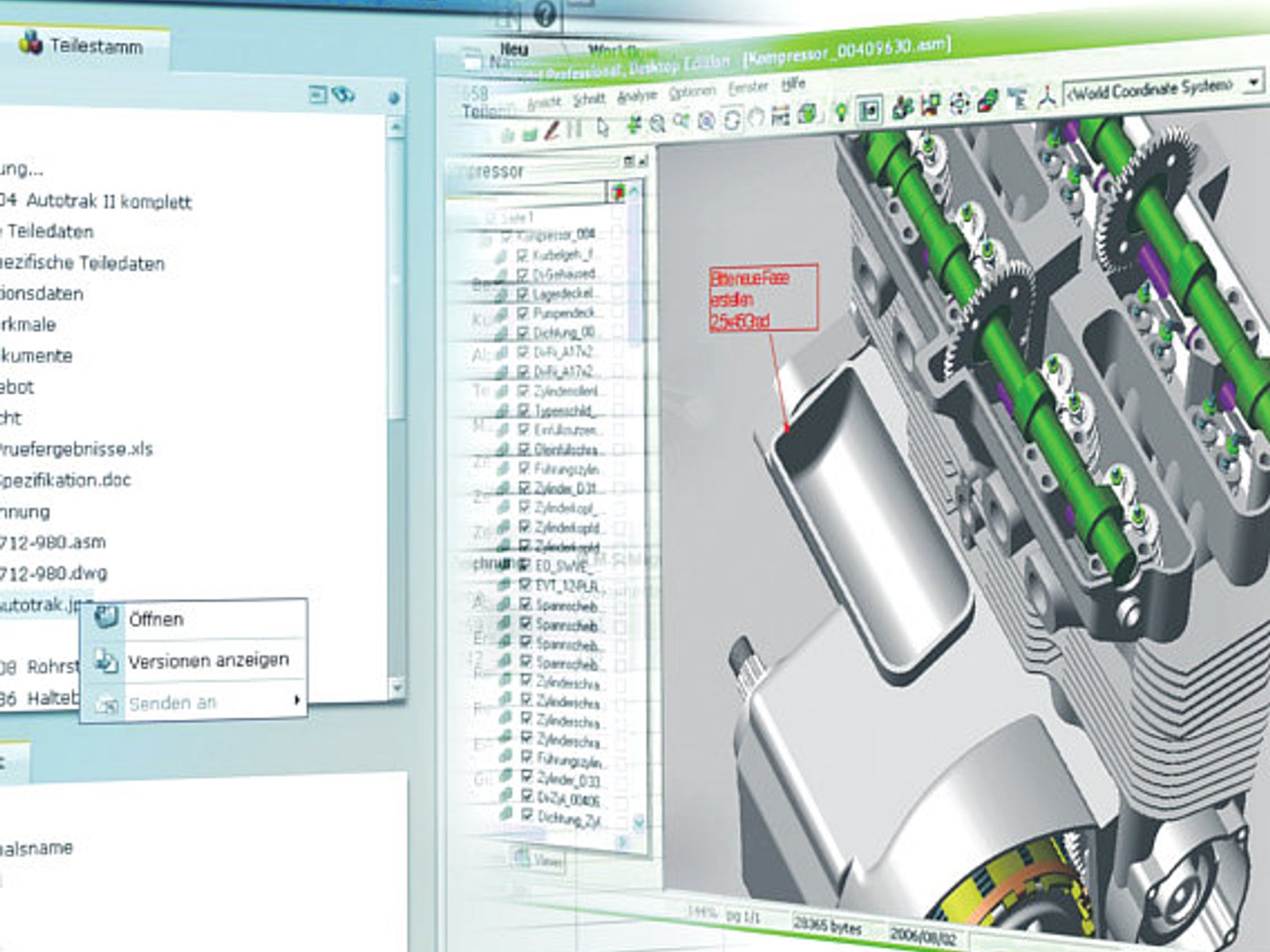 Schmuckbild, ERP /PLM-Systeme