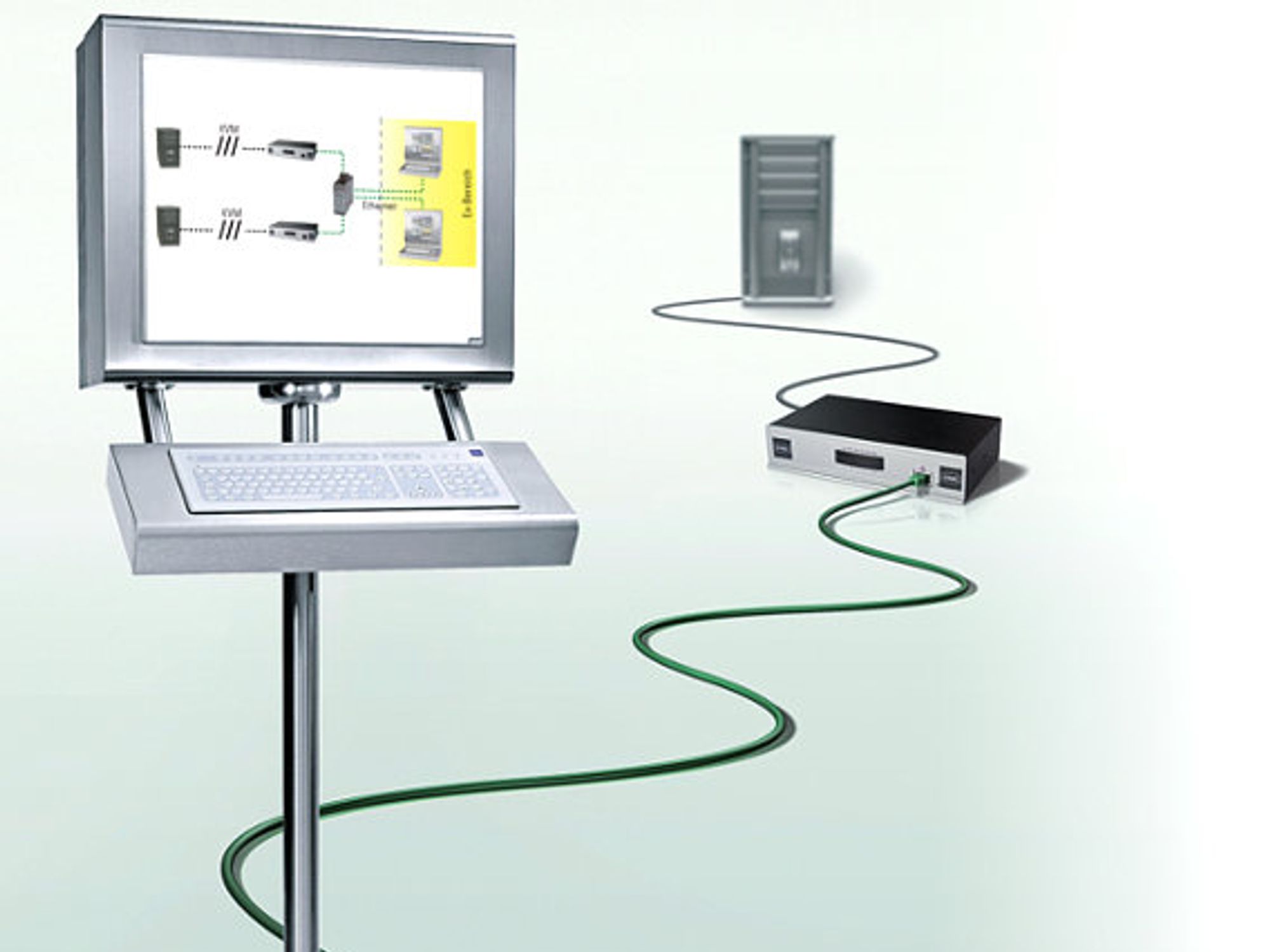 Bedien und Beobachten im Ex-Bereich: Thin-Client-Konzepte machen KVM-Boxen Druck