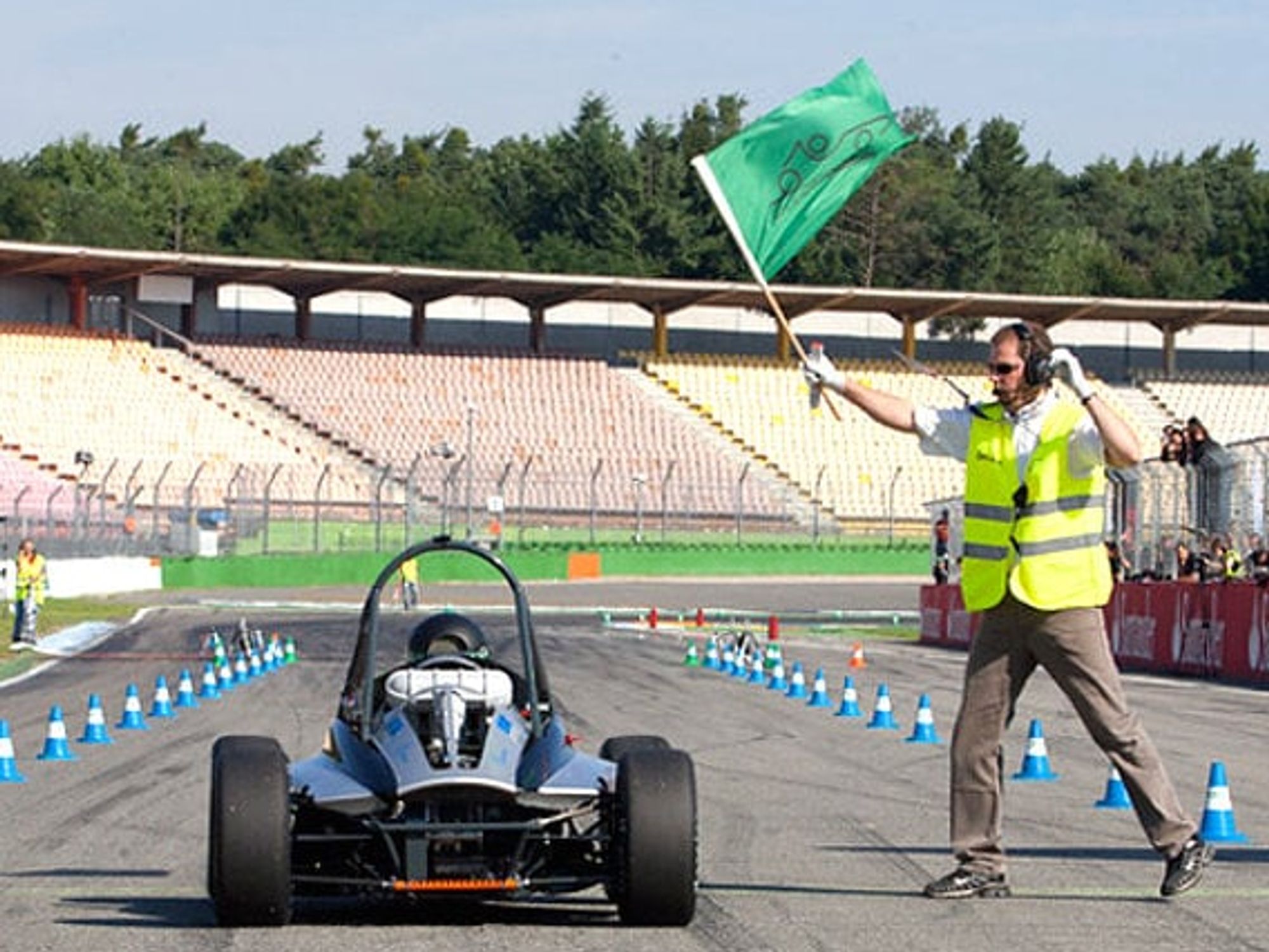 Formula Student Germany 2010, Start des Rennens