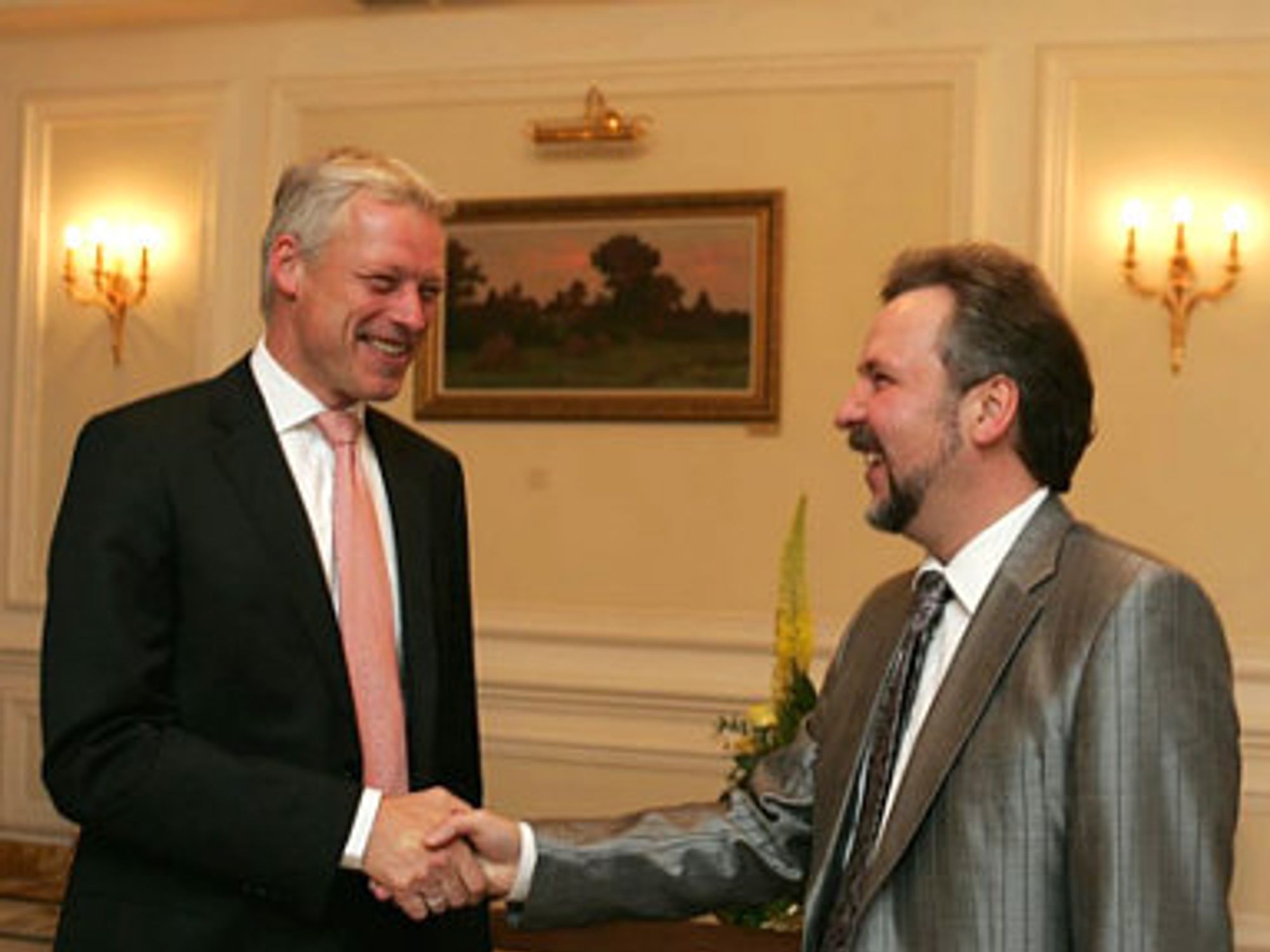 Andreas Gruchow (links), Alexander Shtalenkov