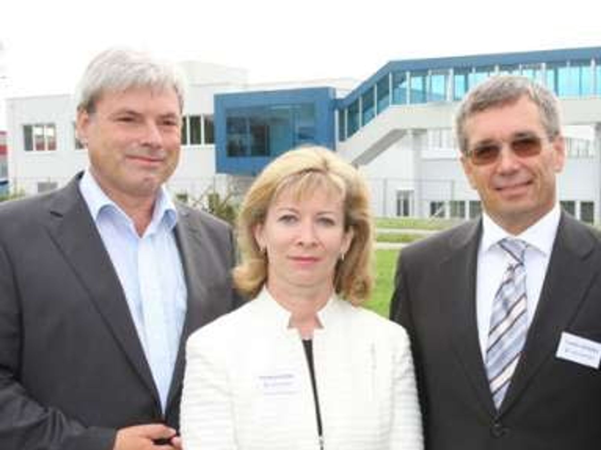 Die Gründer und geschäftsführenden Gesellschafter von Sigmatek: Andreas Melkus, Mag. Marianne Kusejko und Theodor Kusejko (v.l.n.r)