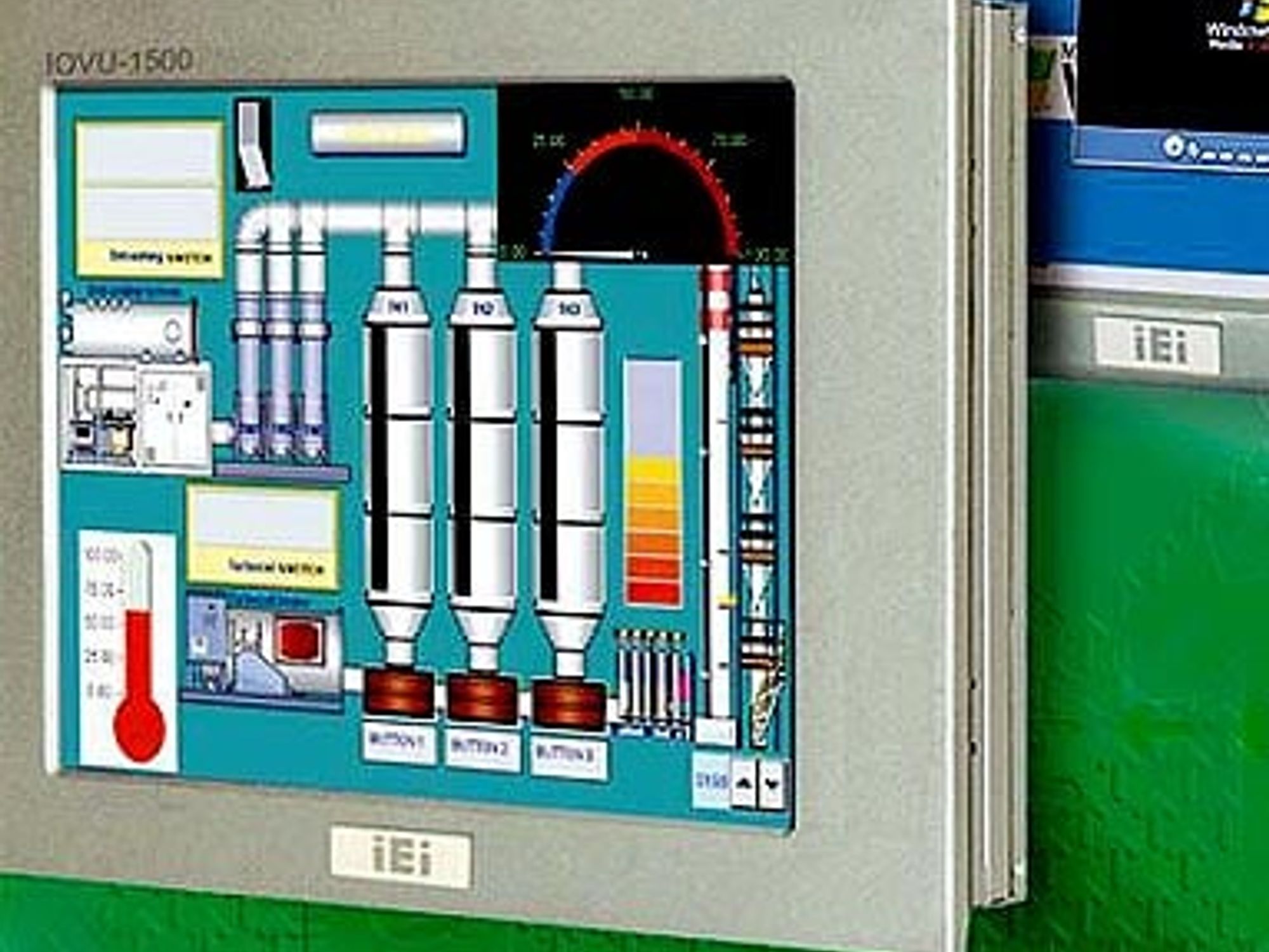 15-Zoll-LCD-Bedienerterminal in Touch-Ausführung von Comp-Mall