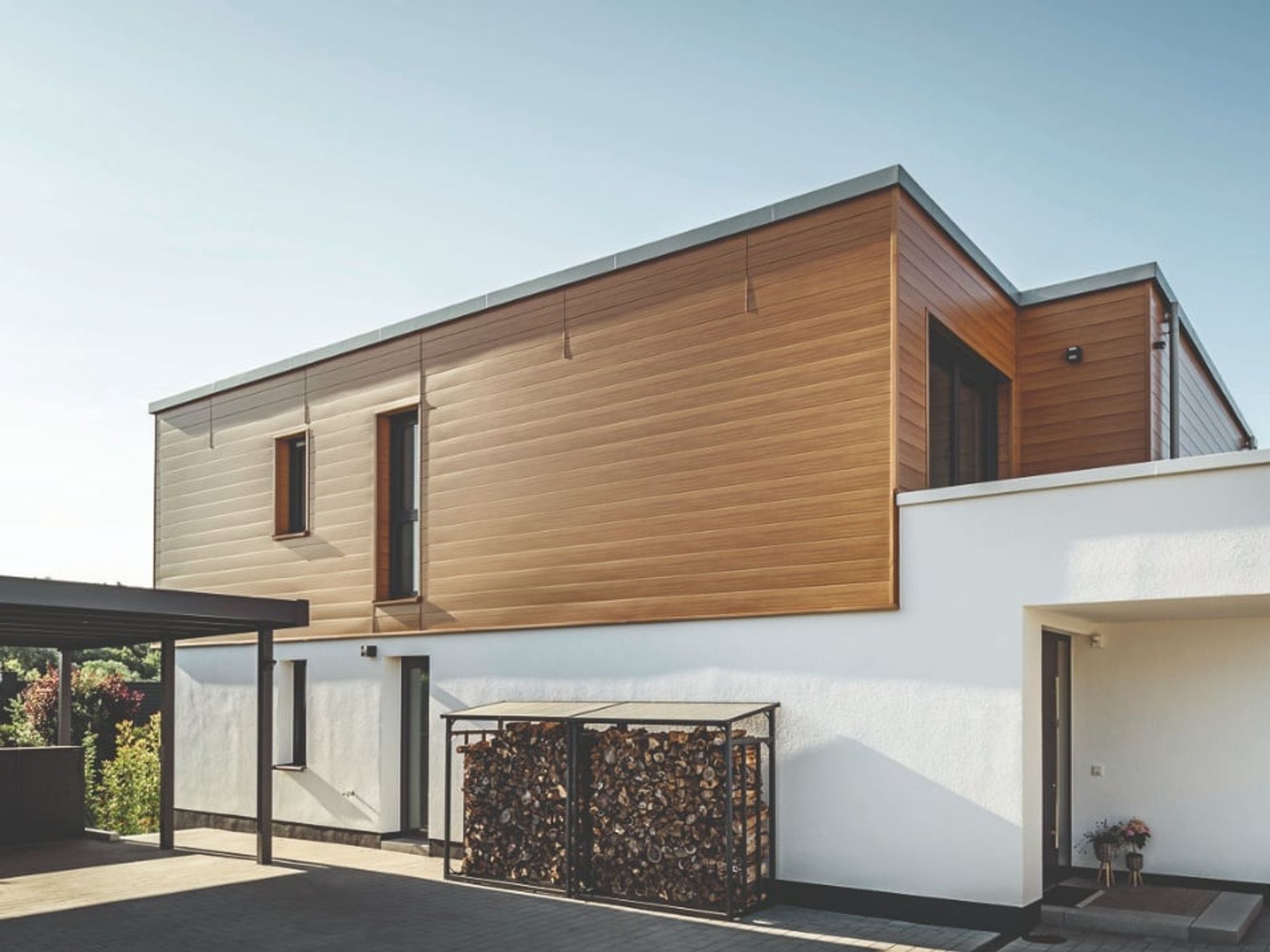Einfamilienhaus Bruck mit Prefa Sidings Einfamilienhaus Bruck mit Prefa Sidings